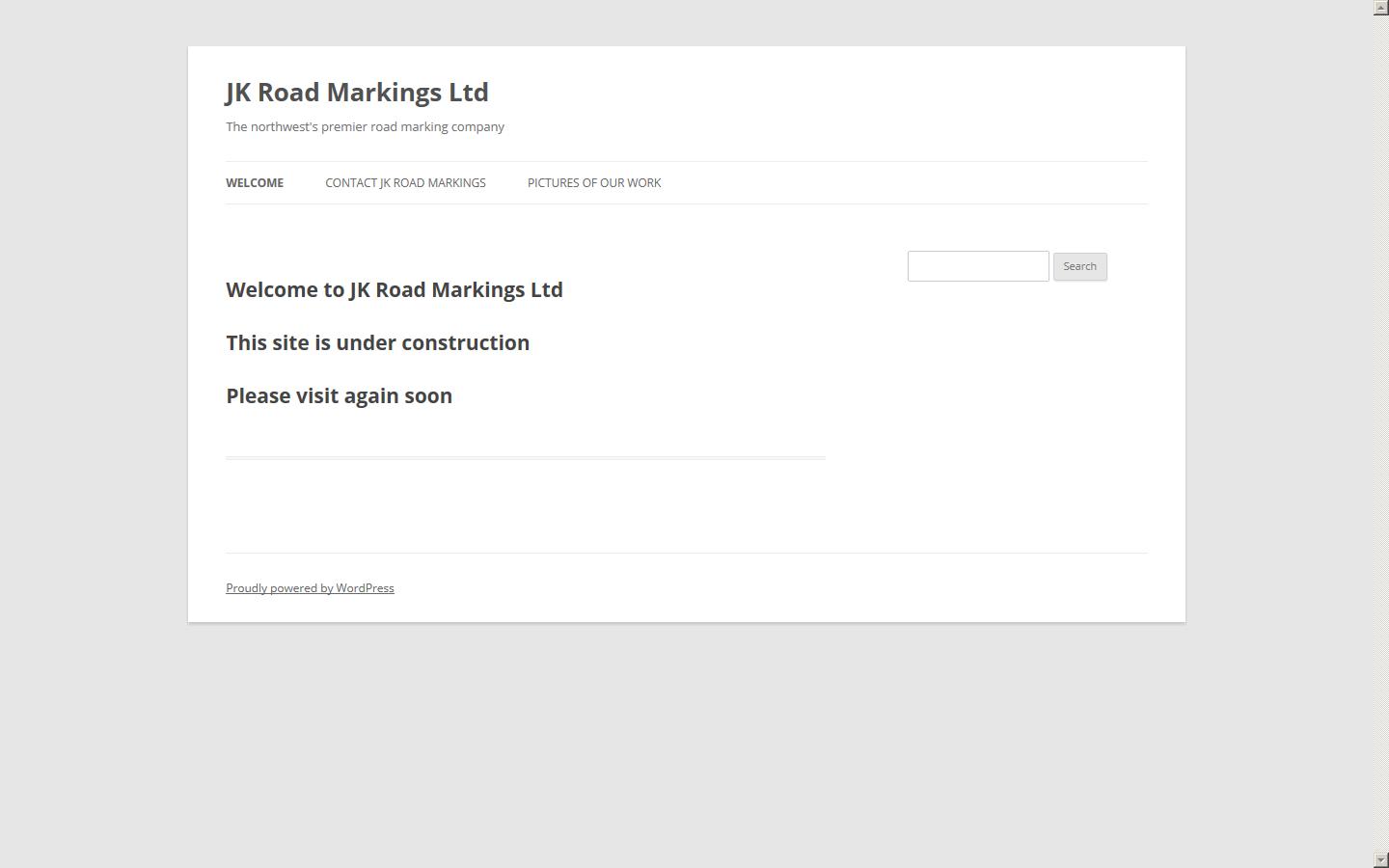 JK Road Markings Ltd Website