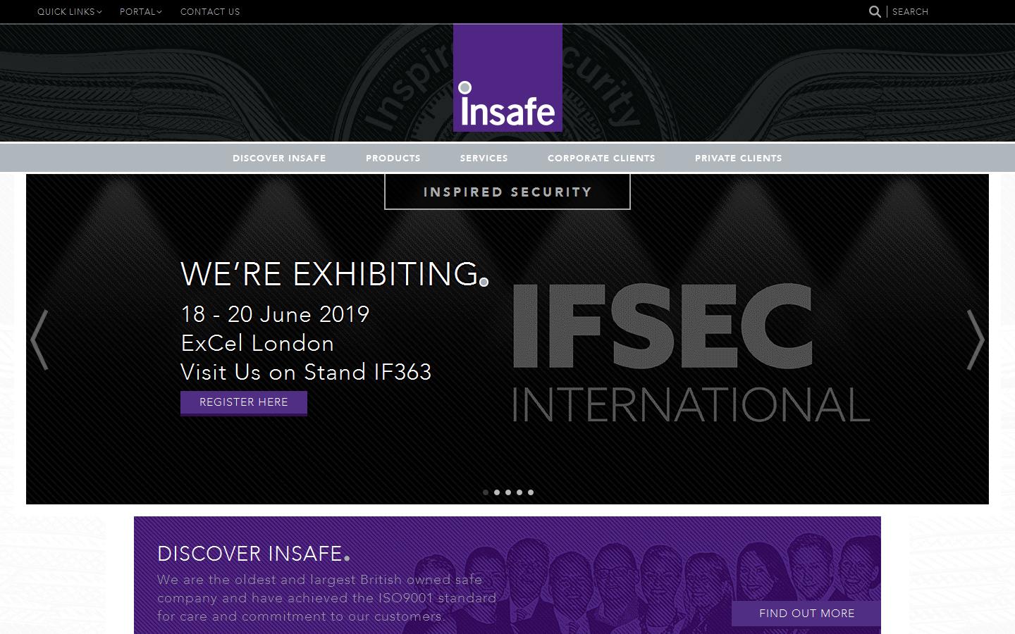 INSAFE INTERNATIONAL LTD Website