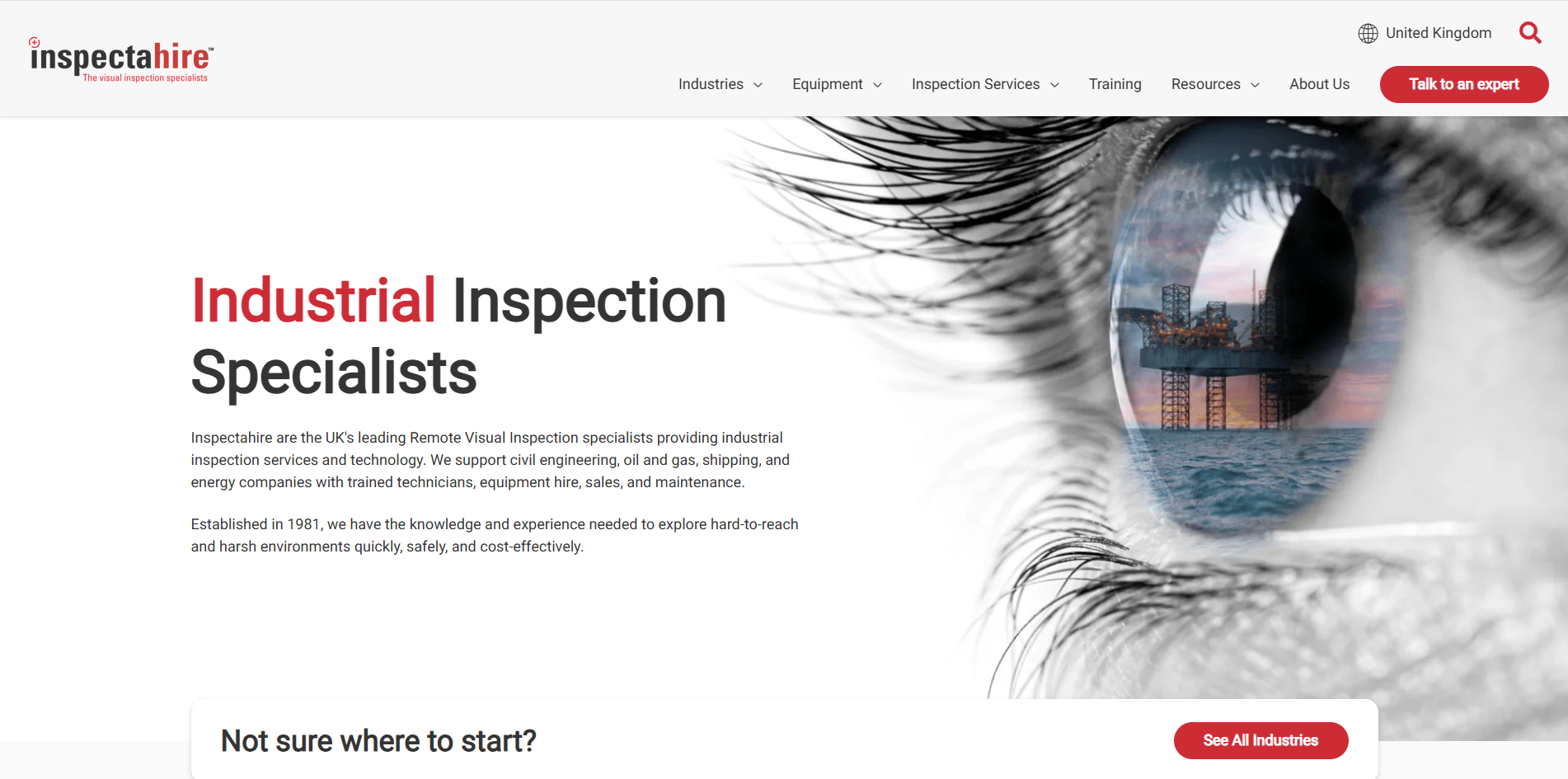 Inspectahire Instrument Company Ltd Website