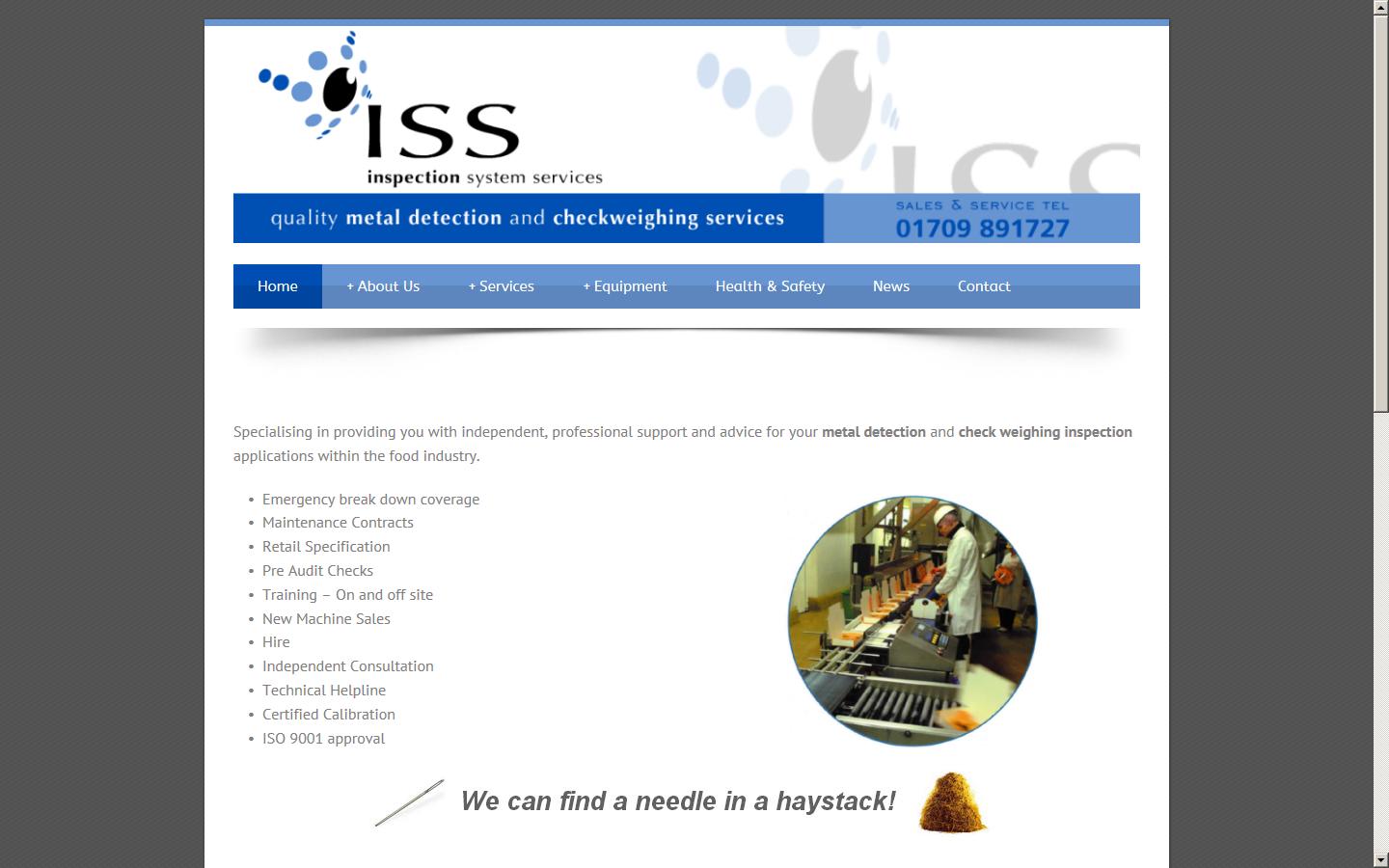 Inspection System Services Ltd Website