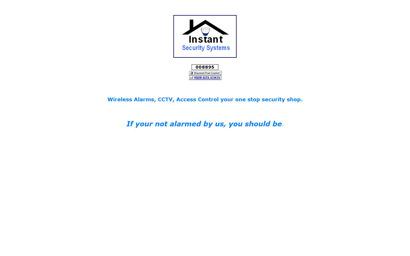 Instant Security Systems Website