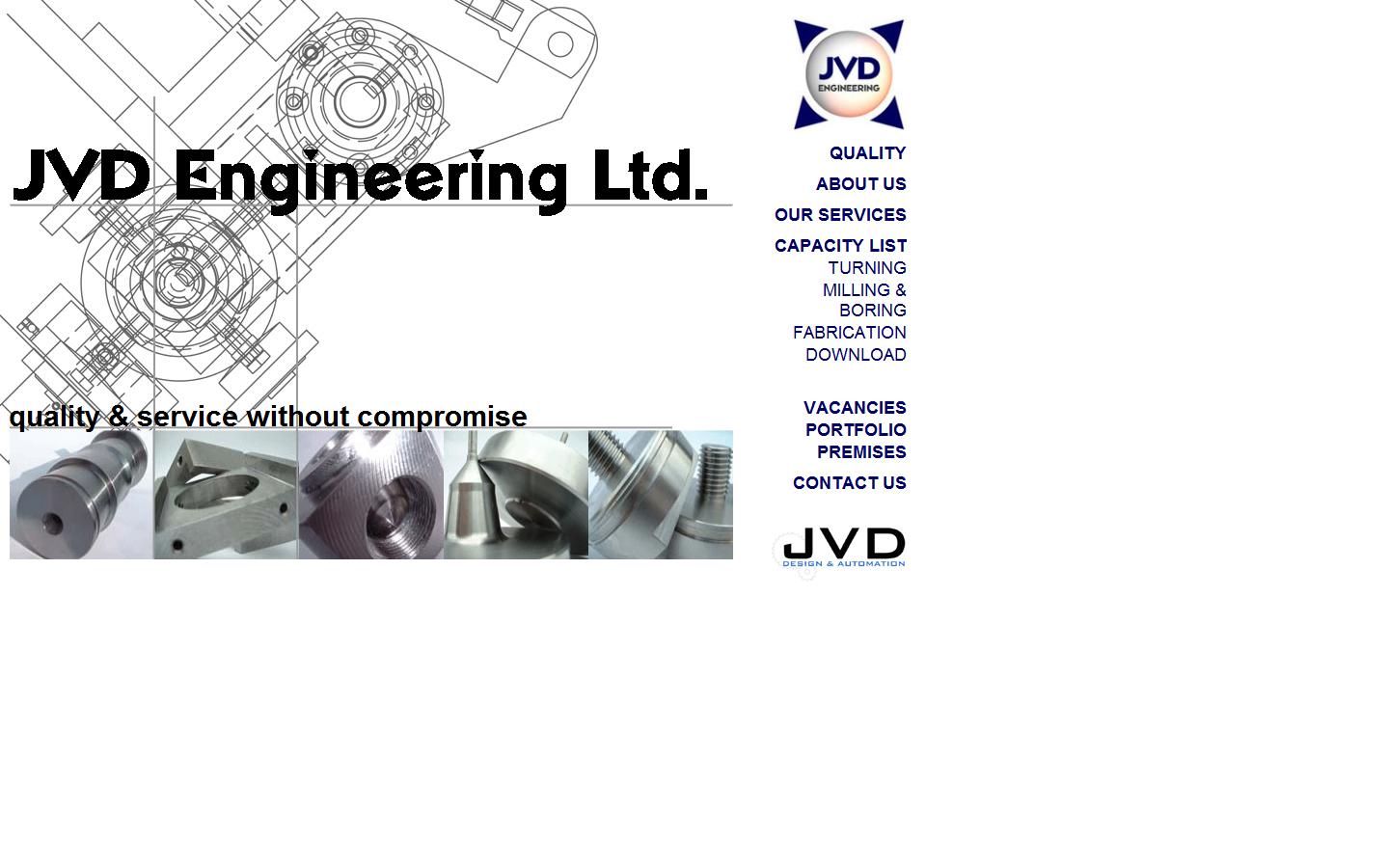 JVD Engineering Ltd Website