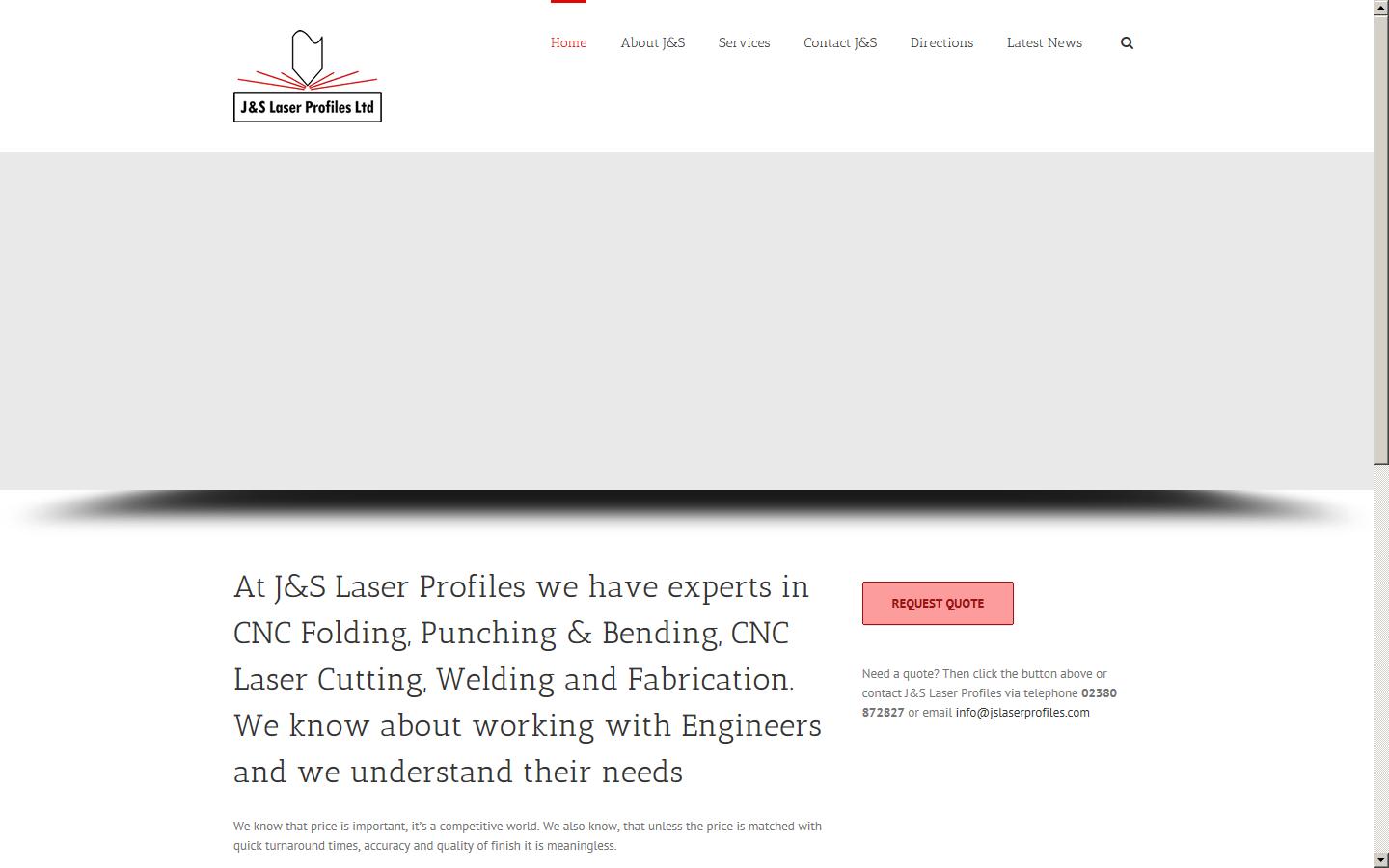 J&S Laser Profiles Ltd Website
