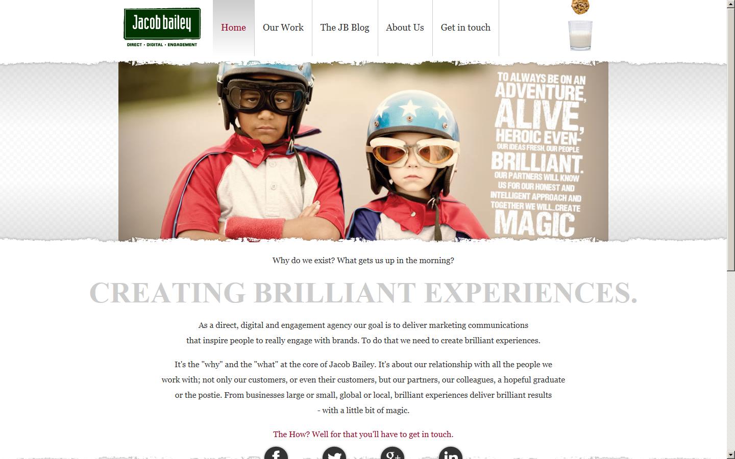 Jacob Bailey Advertising Website