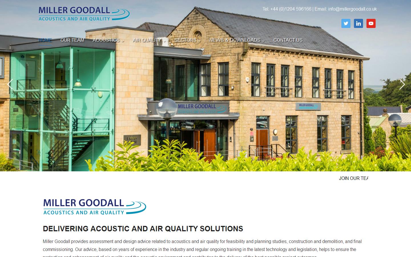Miller Goodall Environmental Website