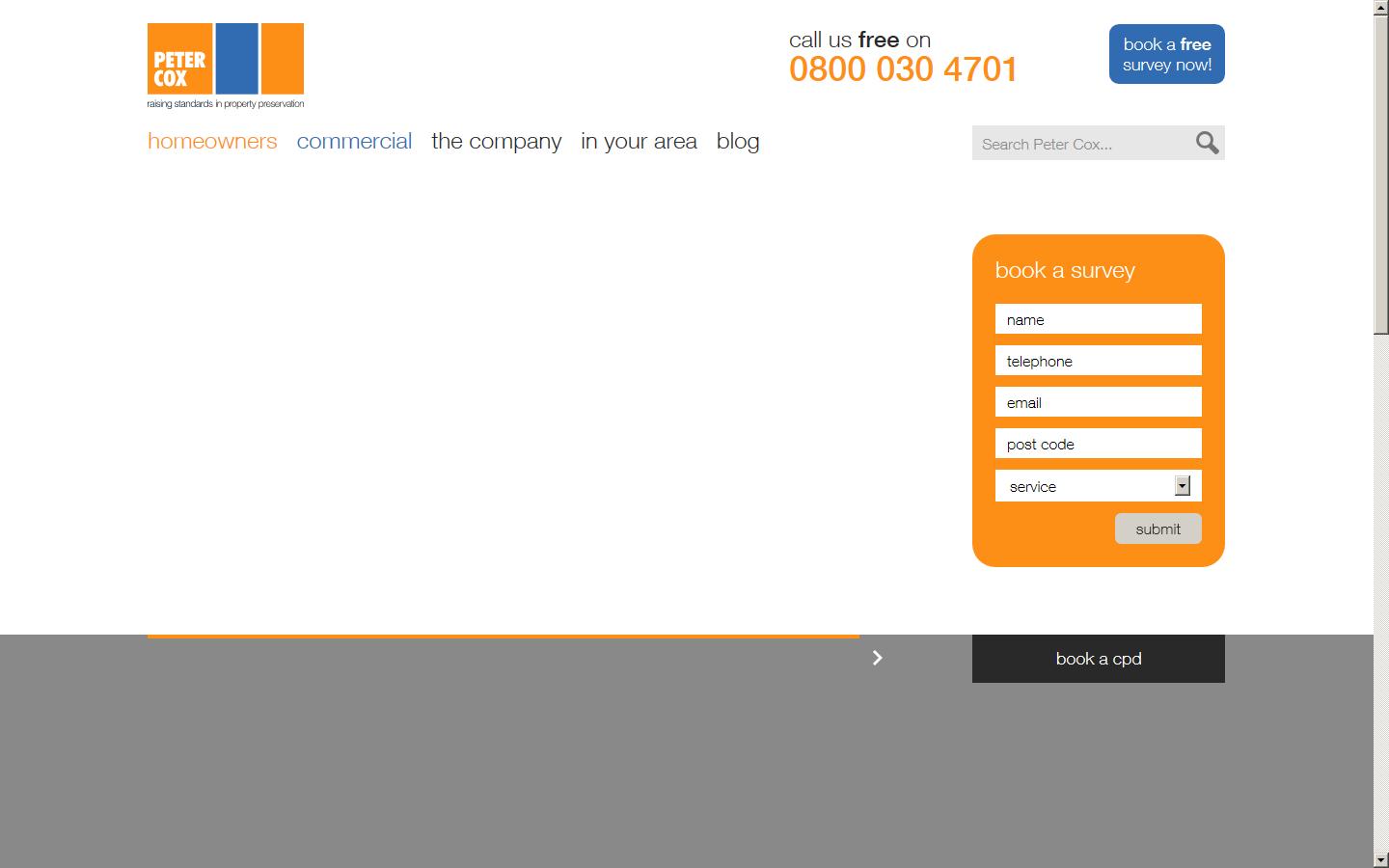 Peter Cox Ltd Website