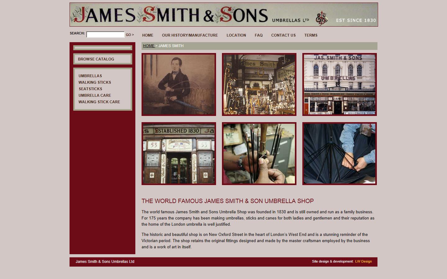 James Smith & SonS Website