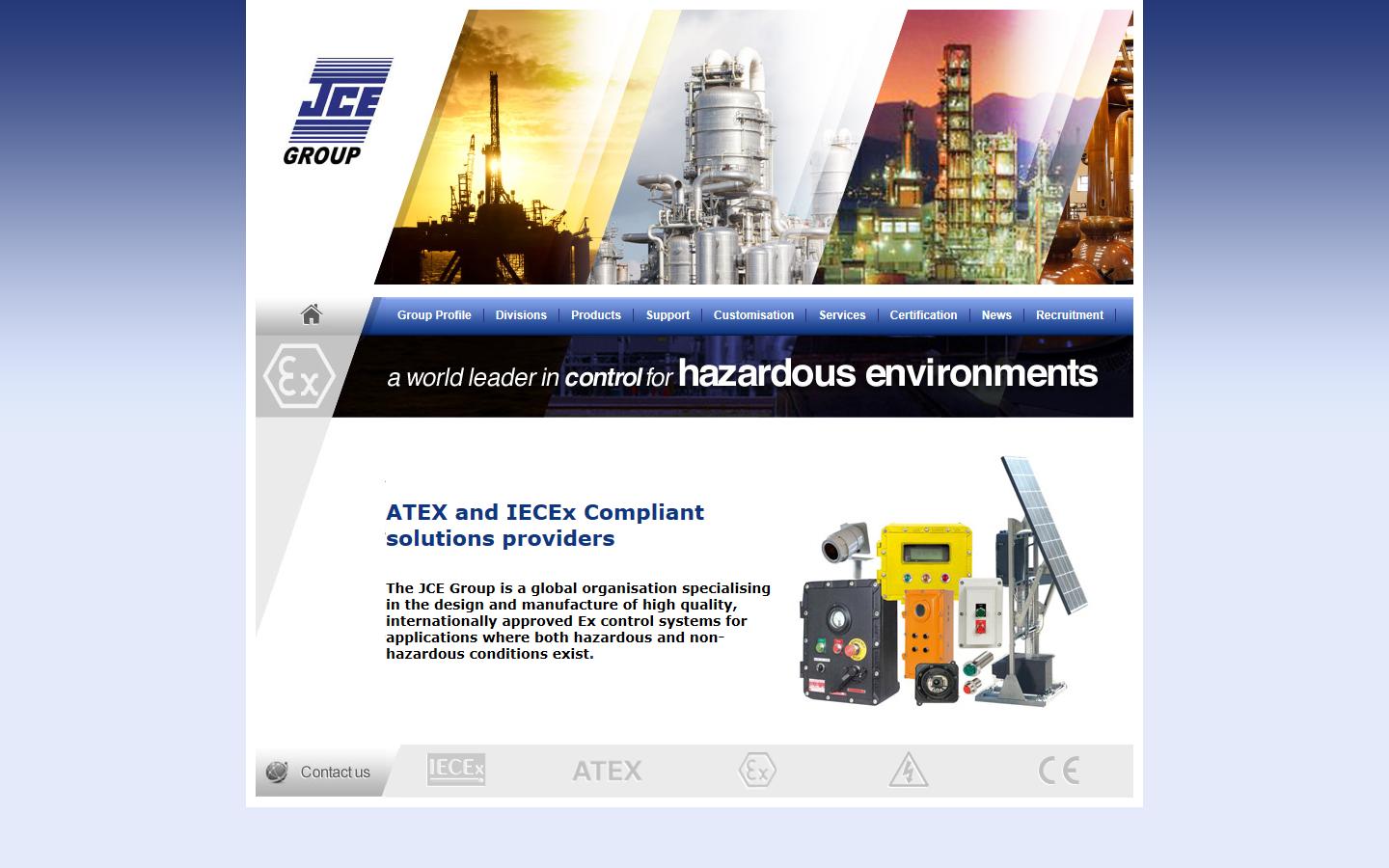 JCE Group  Website