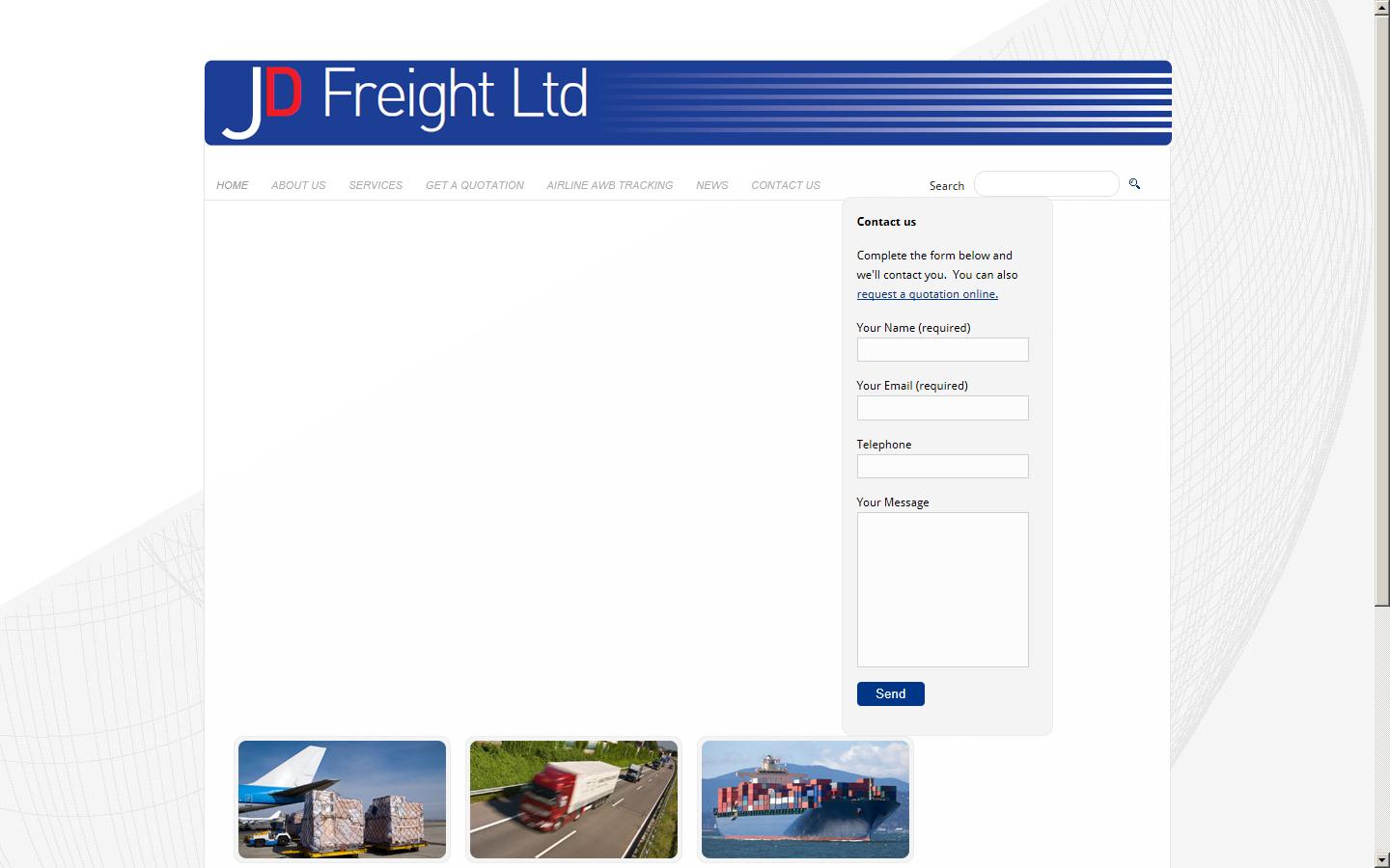 JD Freight LTD  Website