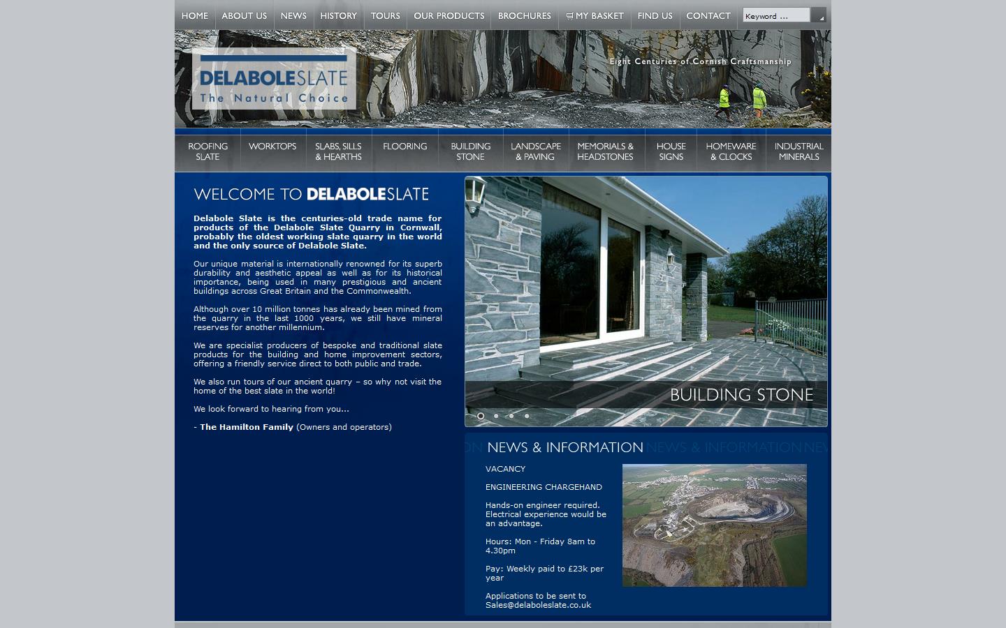 Delabole Slate Website