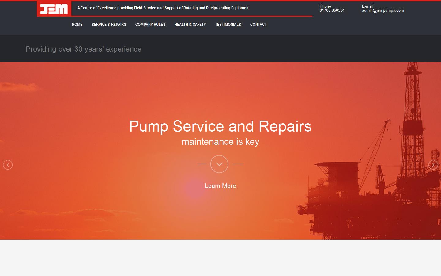 JEM Fire Pumps Ltd Website