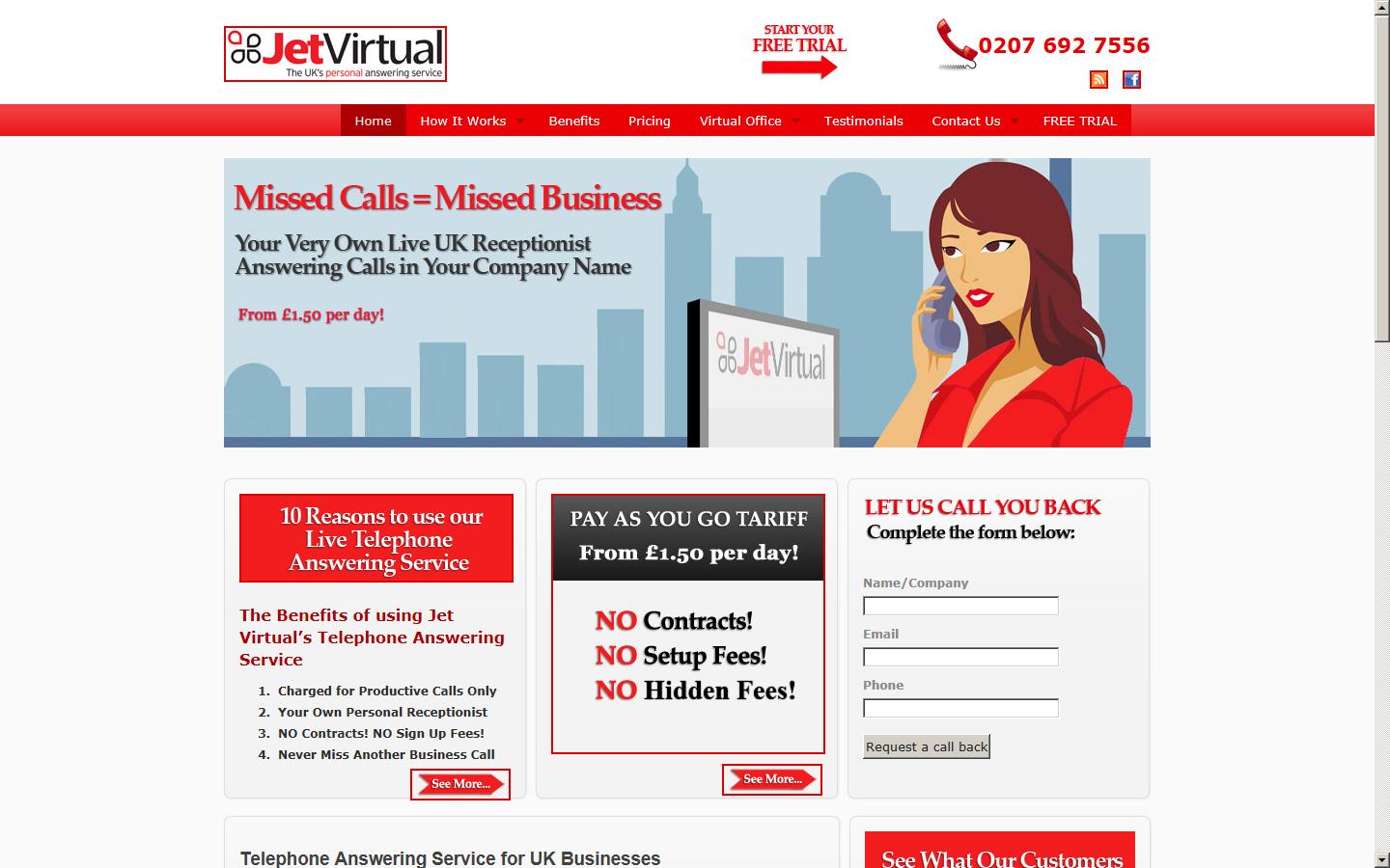 Jet Virtual  Website