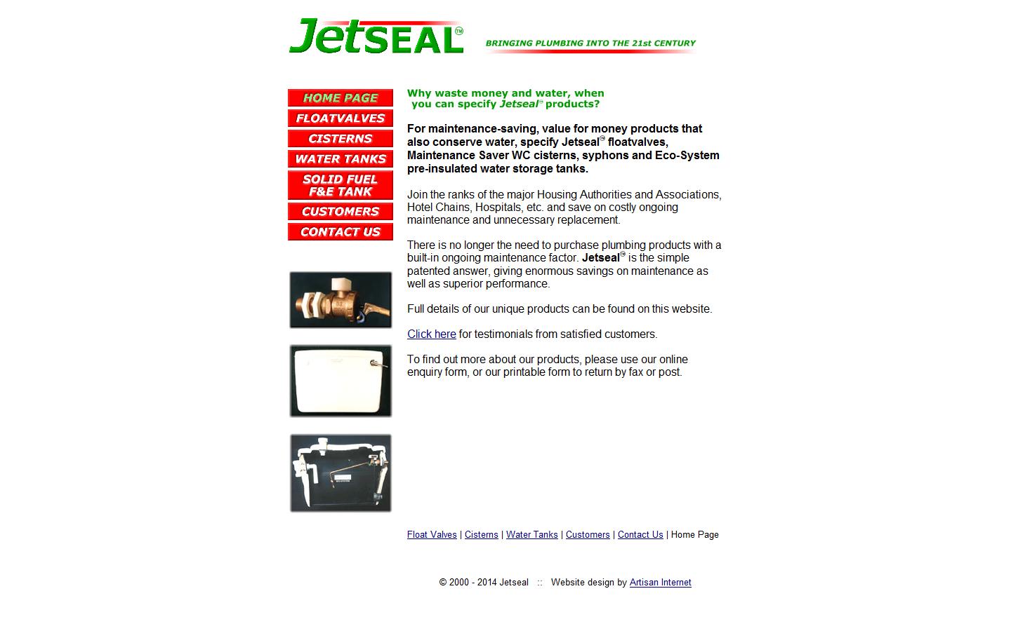 Jetseal Ltd Website