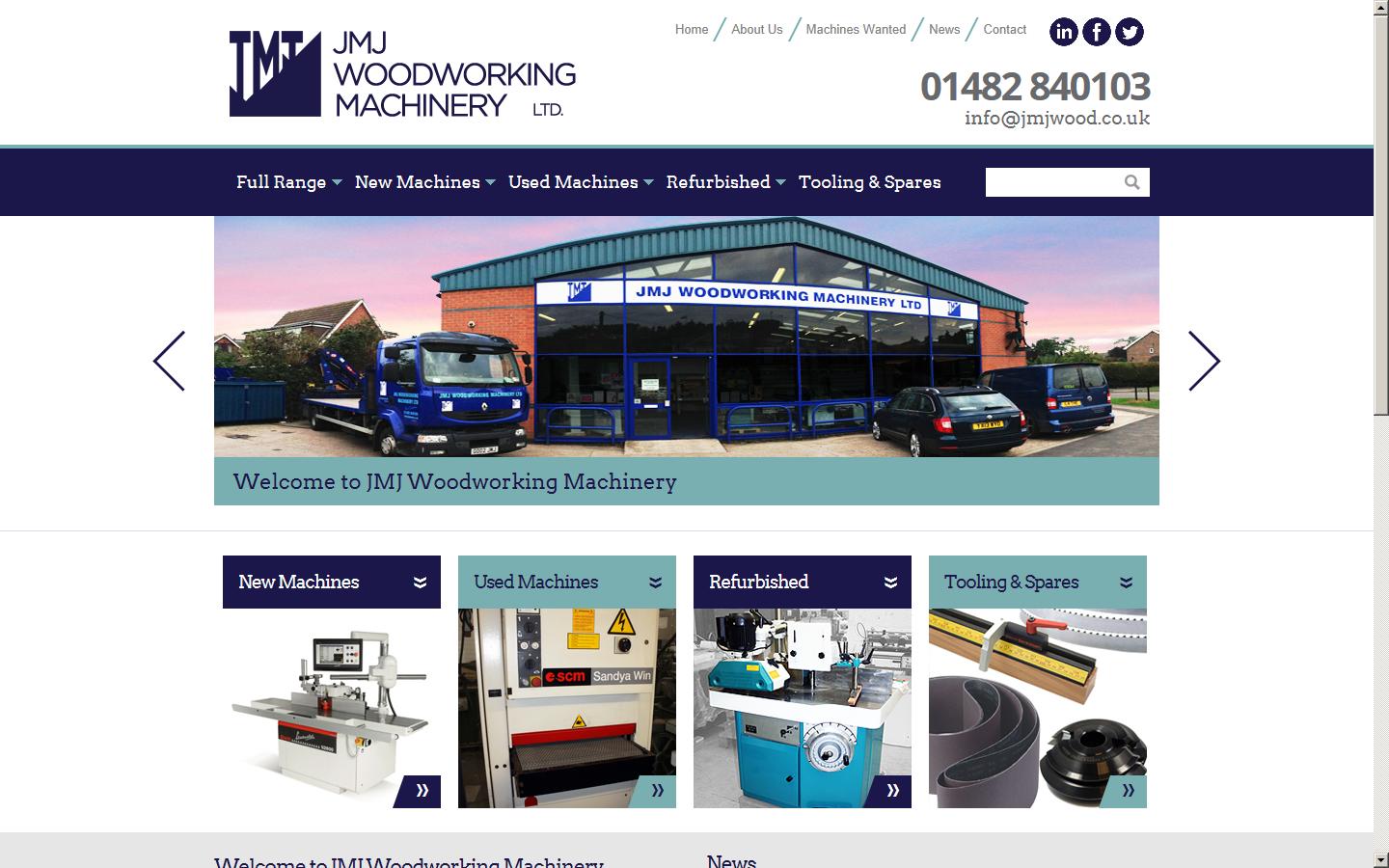 JMJ Woodworking Machinery Website