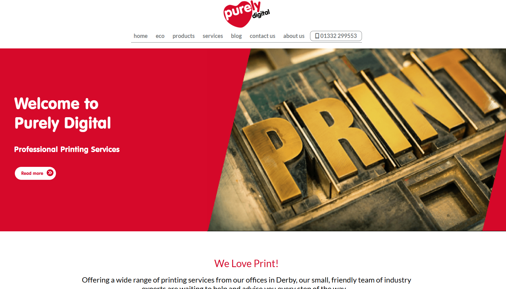 Purely Digital Website