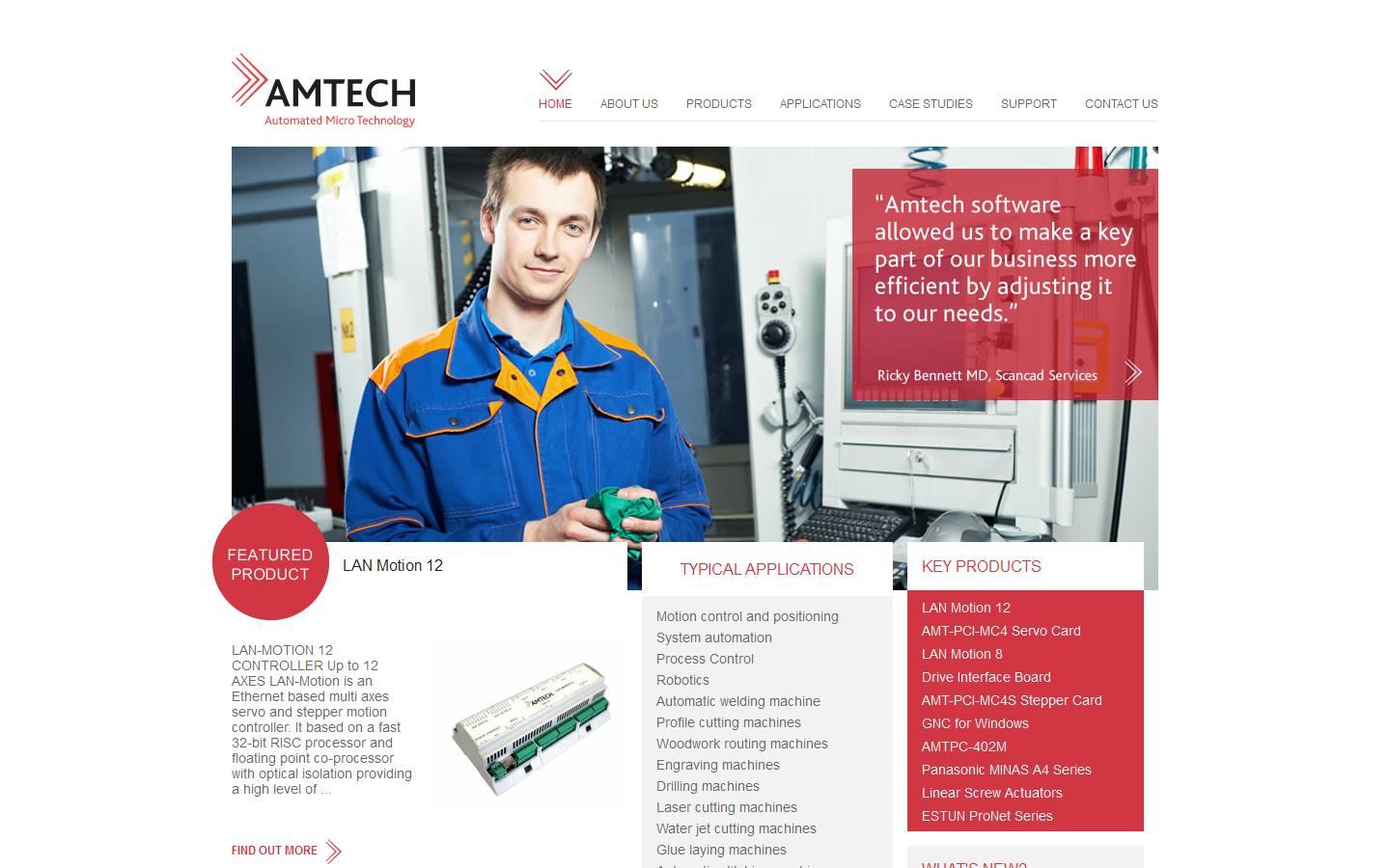 Amtech Ltd Website