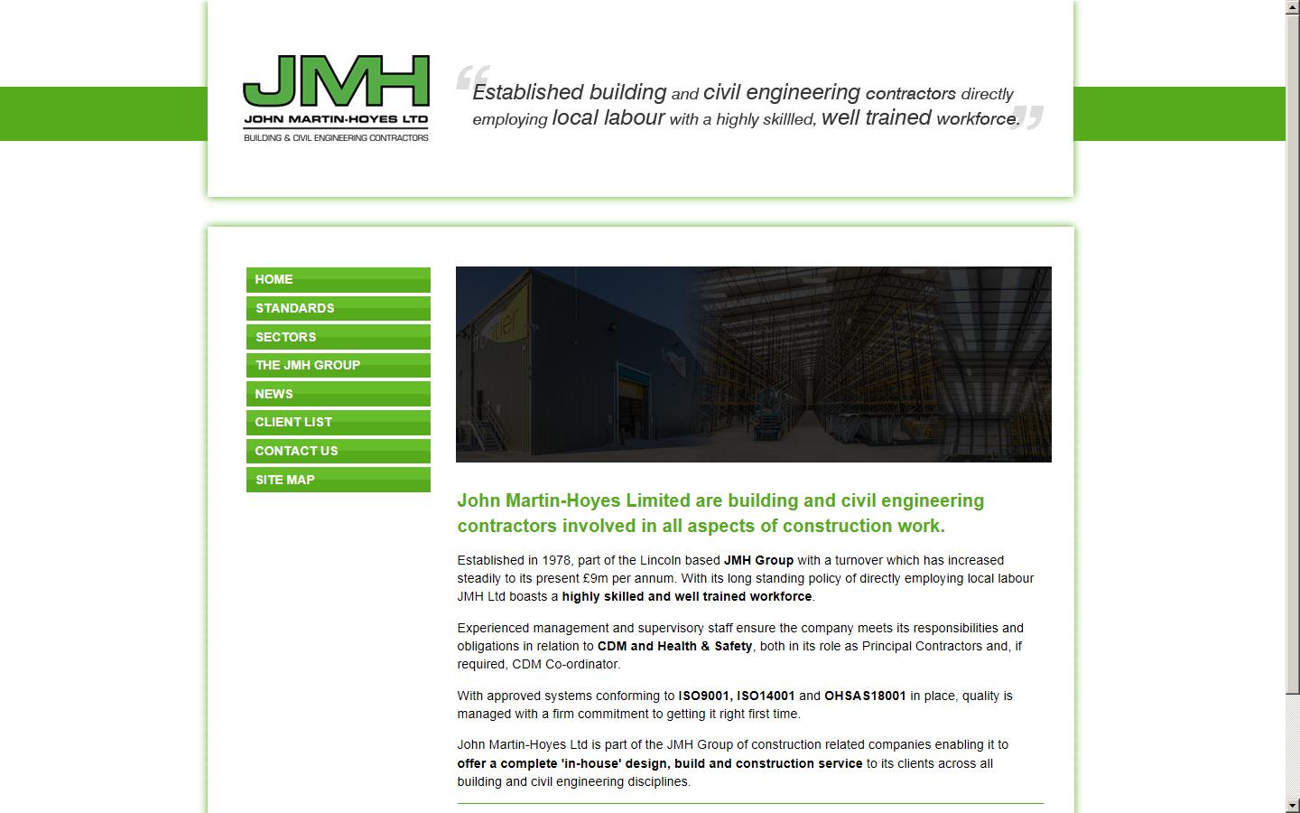 John Martin-Hoyes Limited Website