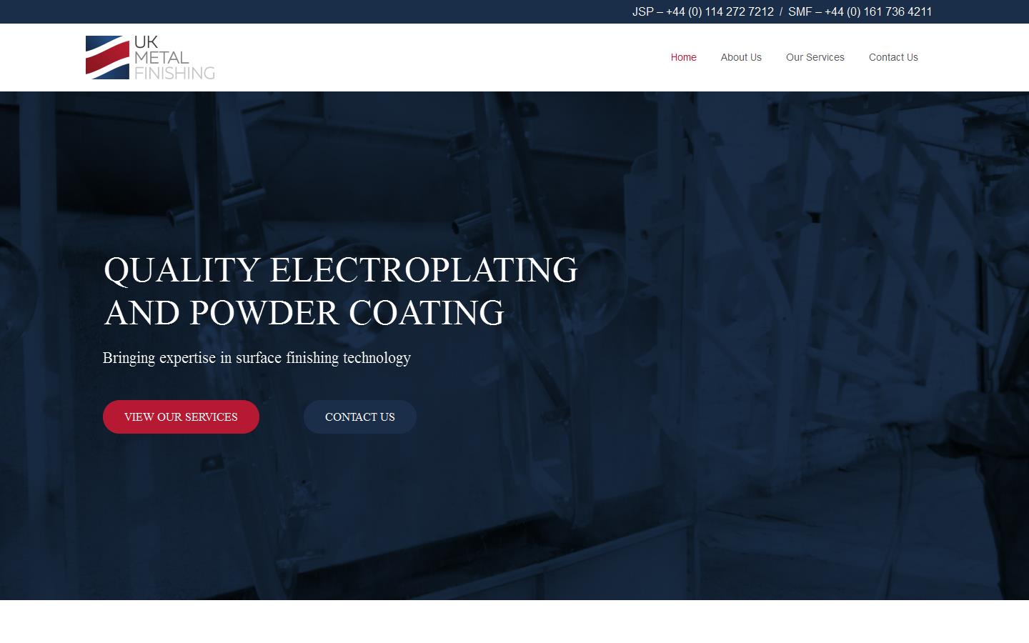 John Street Platers (UK Metal Finishing) Website