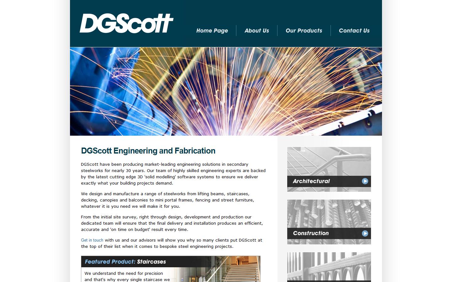 DG Scott Ltd Website