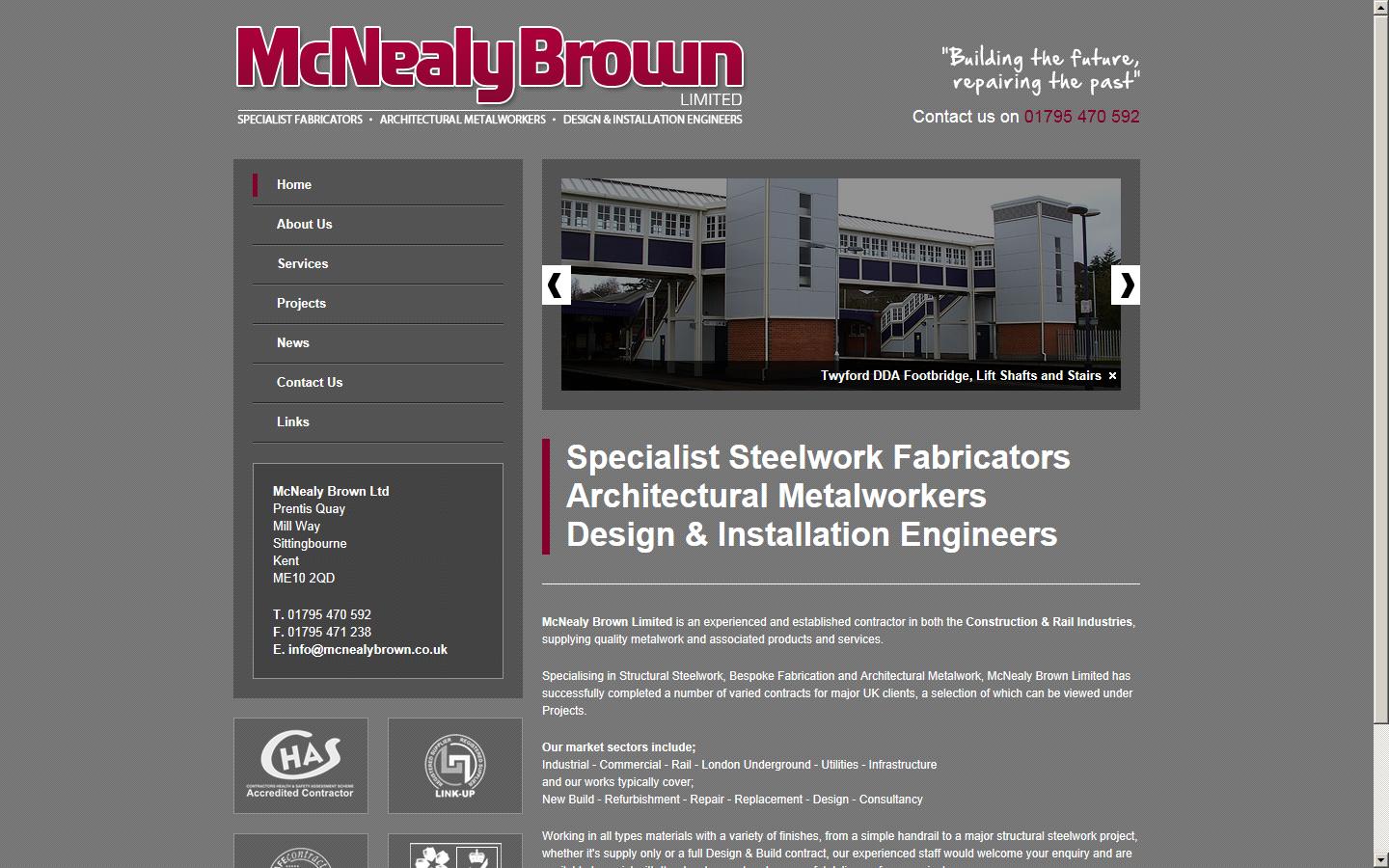 McNealy Brown Ltd Website