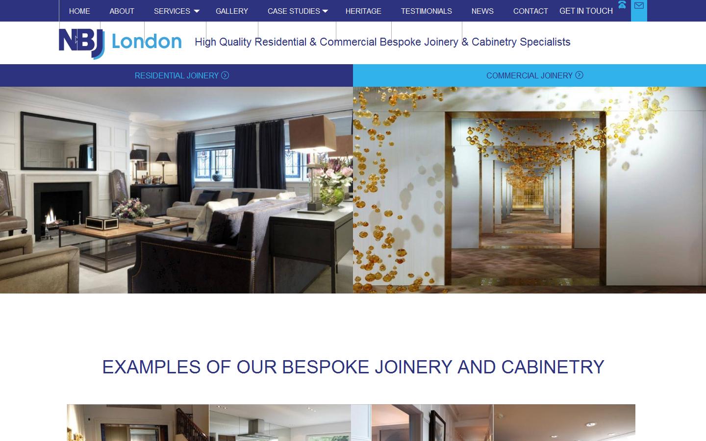NBJ London Ltd Website