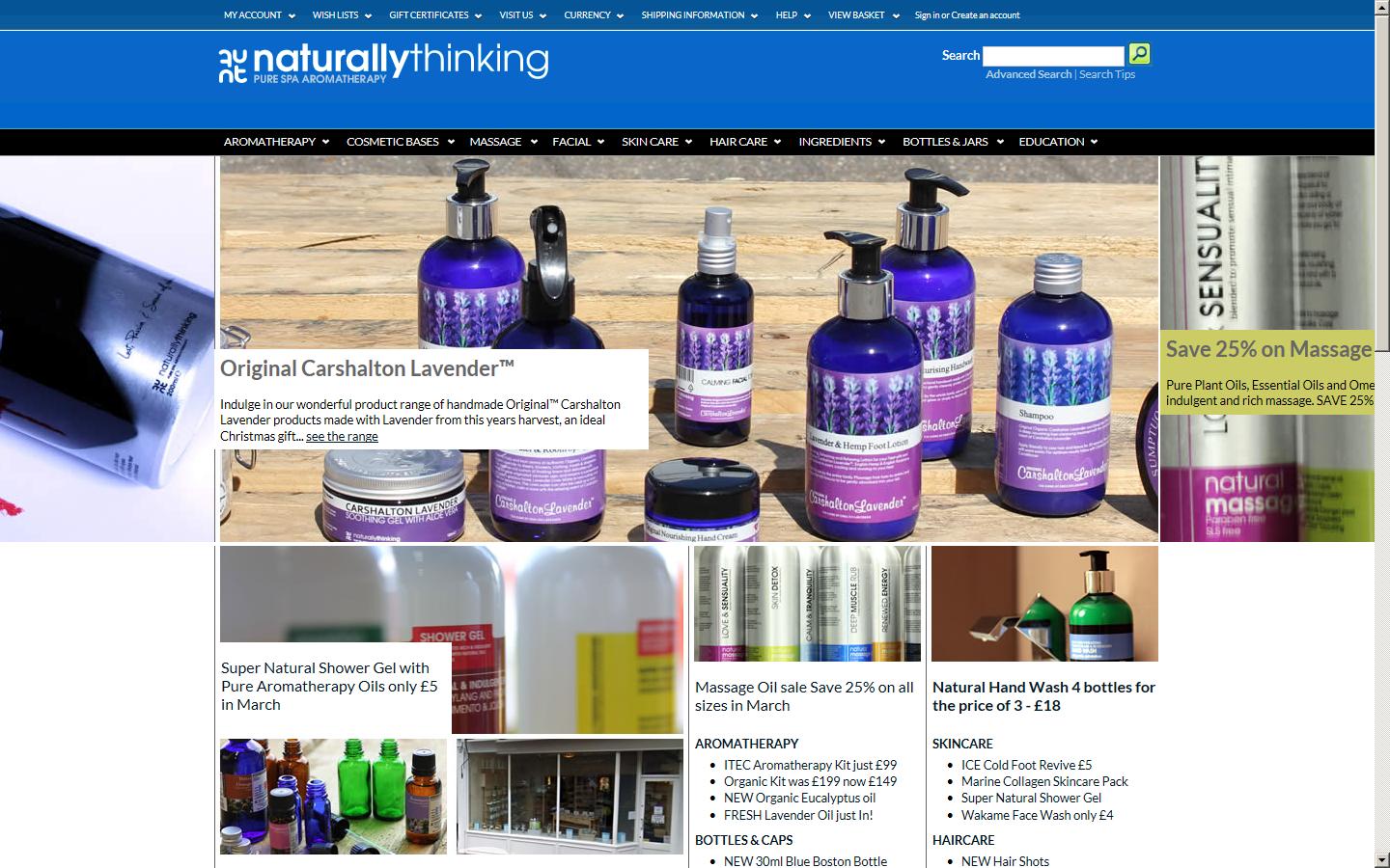 Naturally Thinking Website