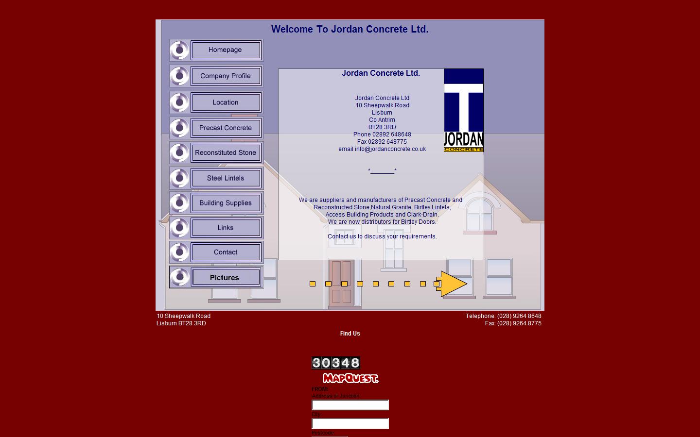 Jordan Concrete Ltd  Website