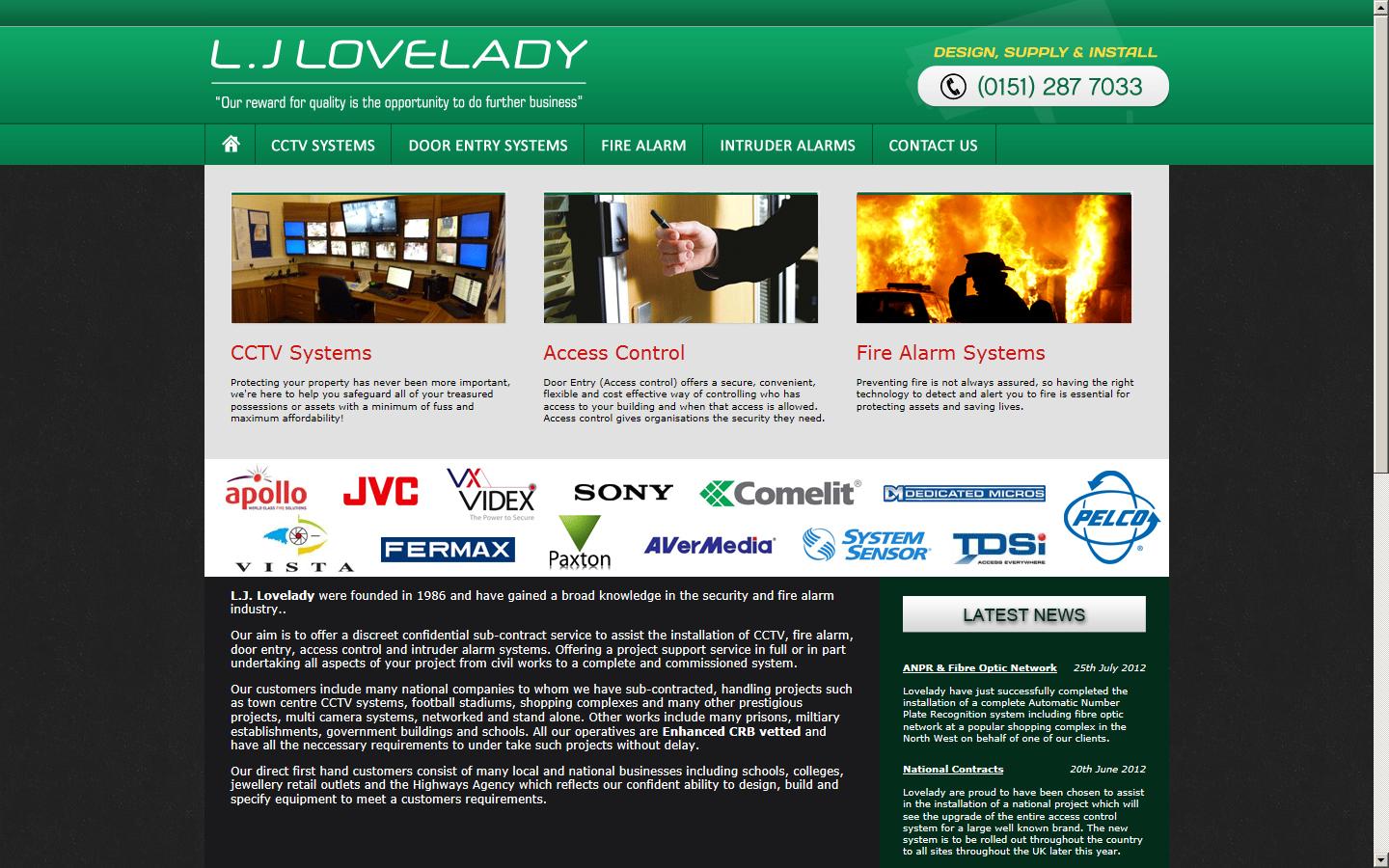 L. J. Lovelady Electrical Contractors Website