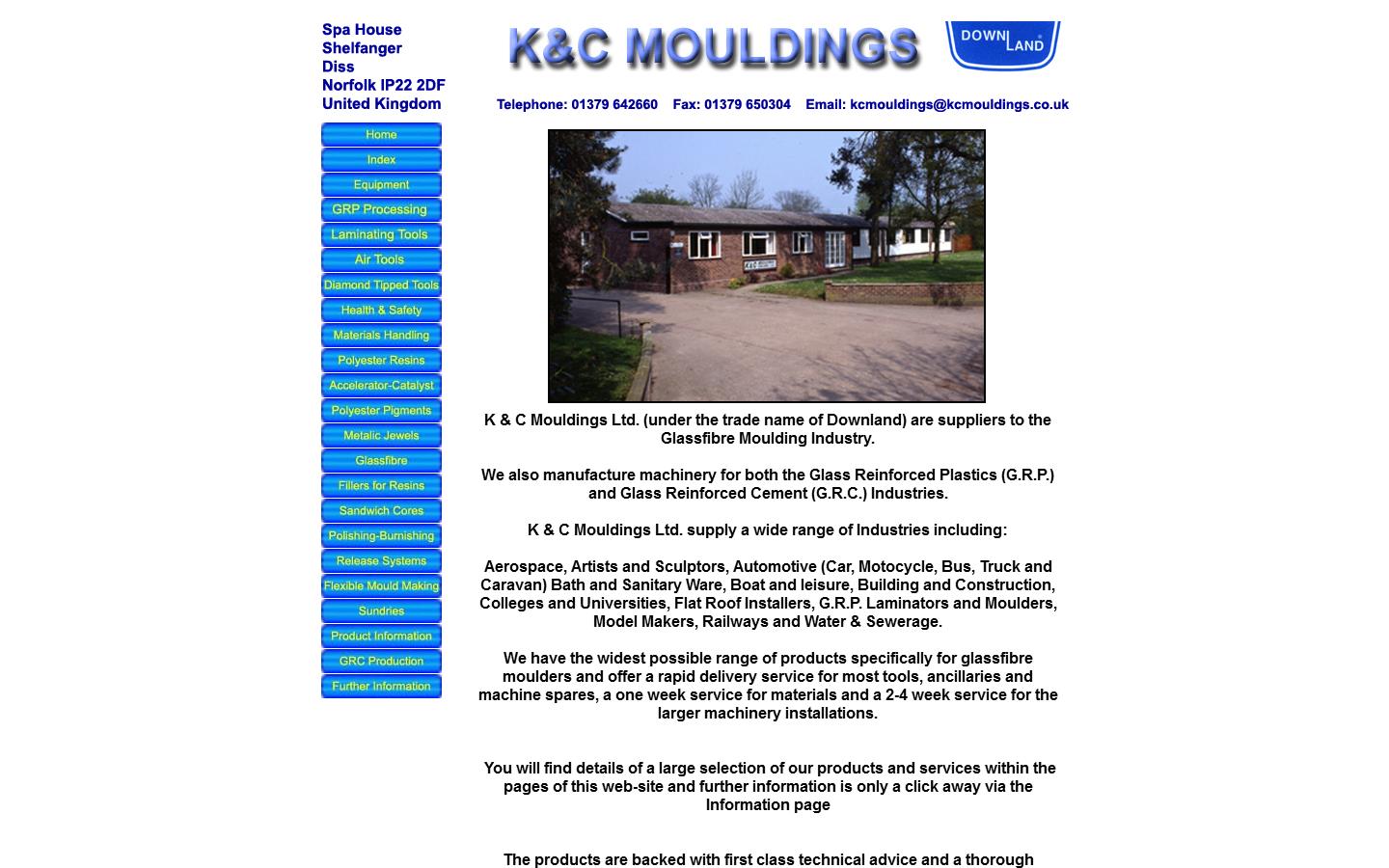 K & C Mouldings England Ltd Website