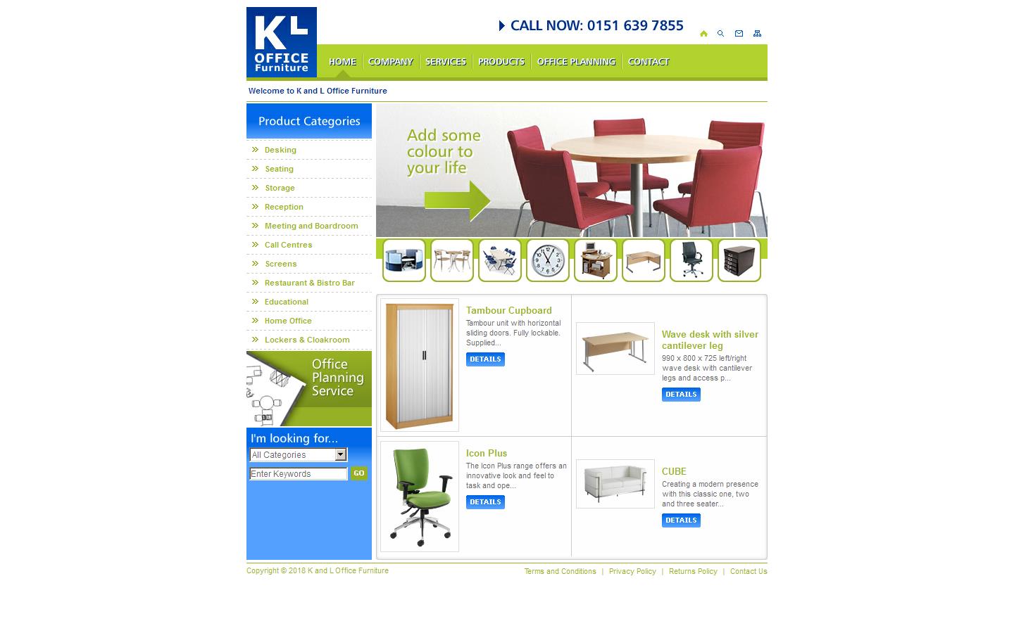 K & L Office Furniture Website