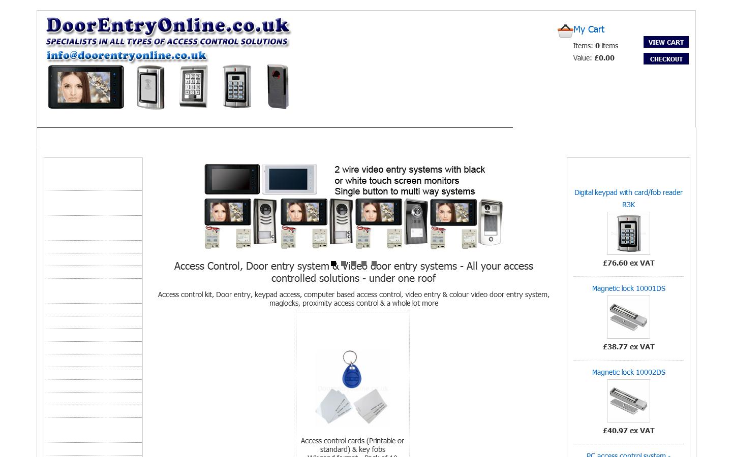 Doorentryonline Ltd Website