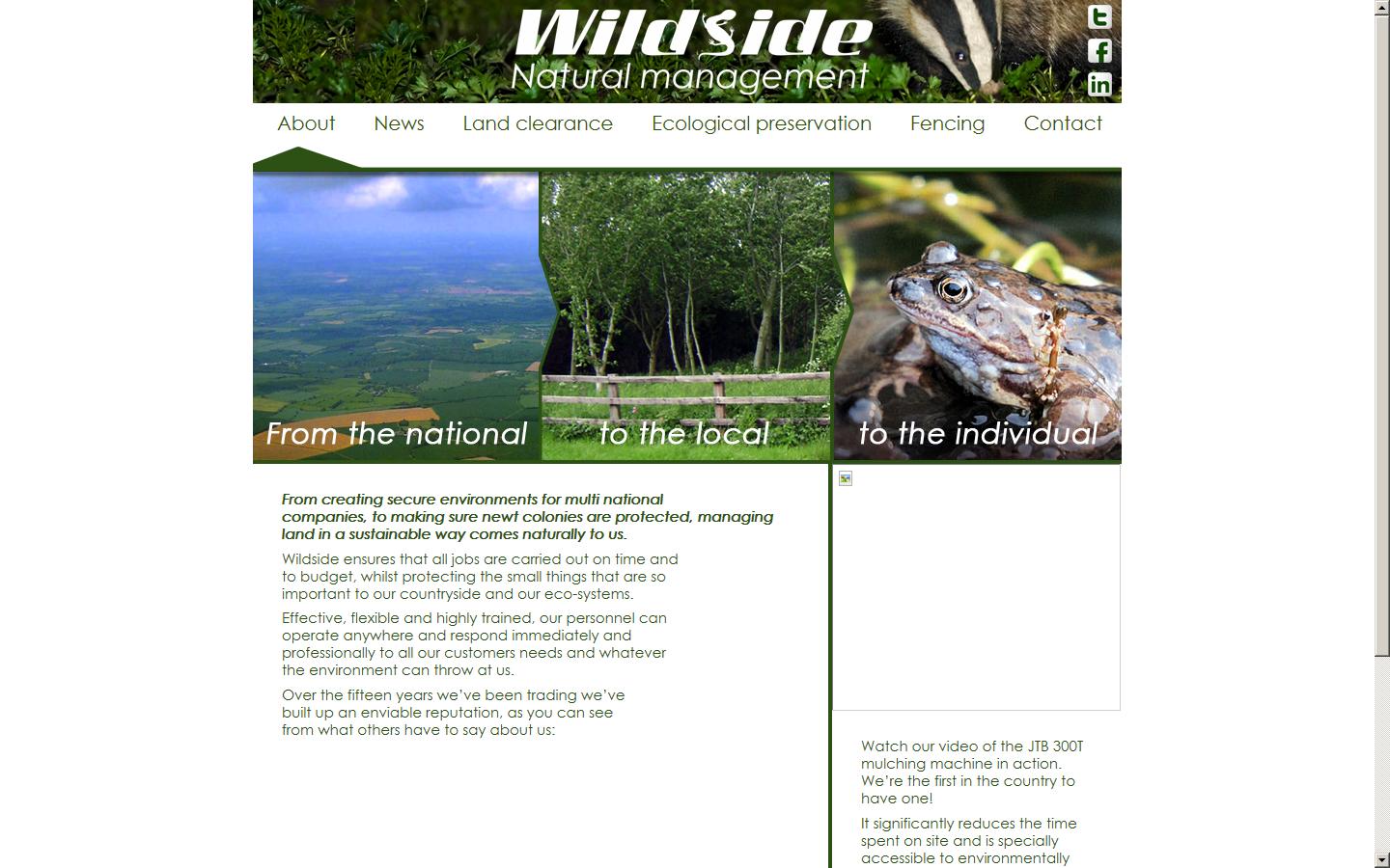 Wildside Limited Website