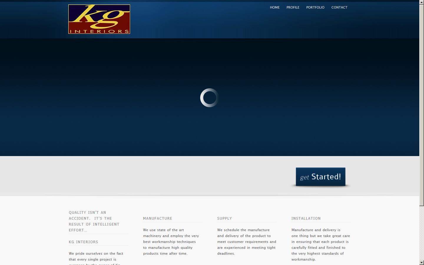 Kg Interiors Website