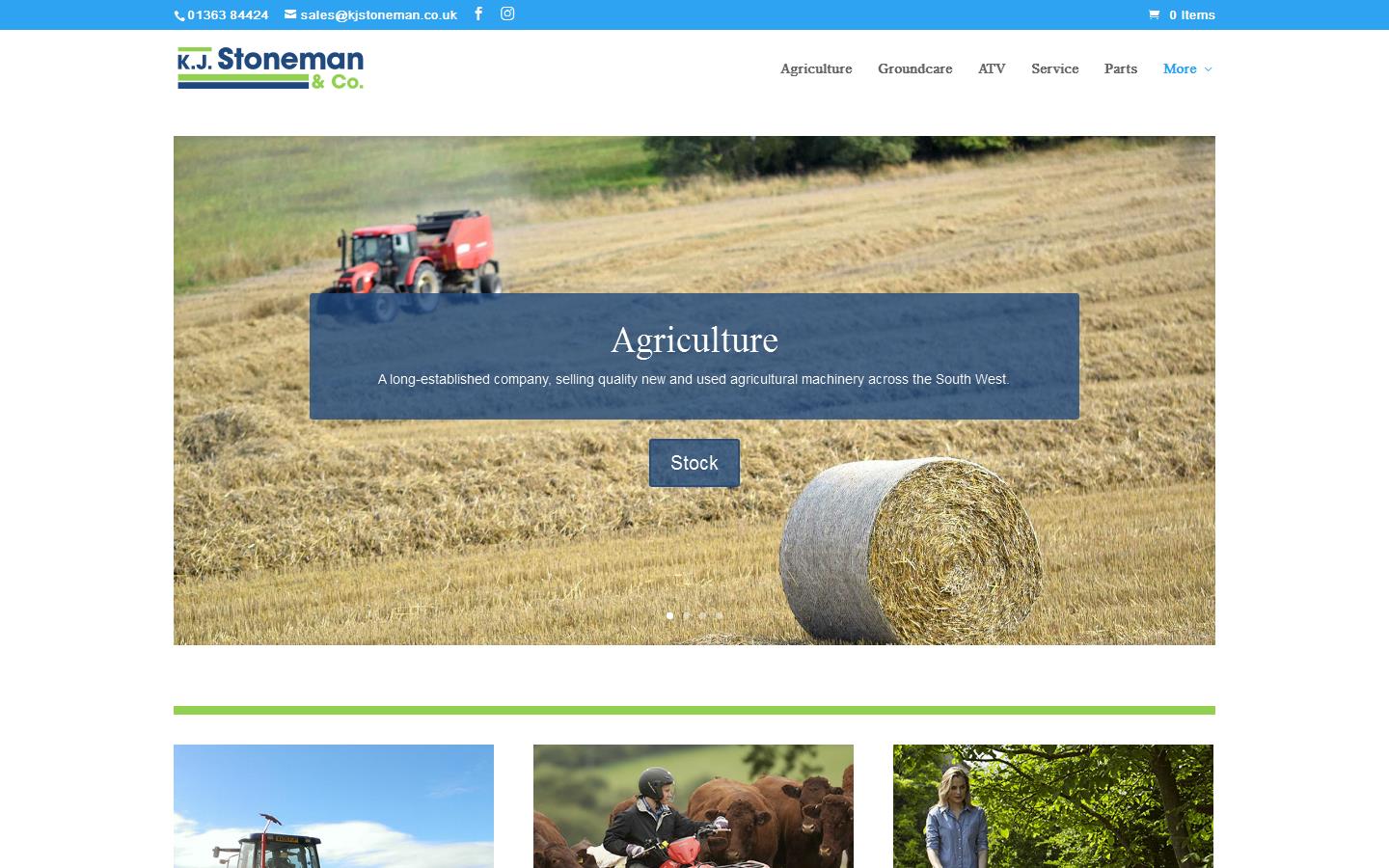 K J Stoneman & Co Ltd Website