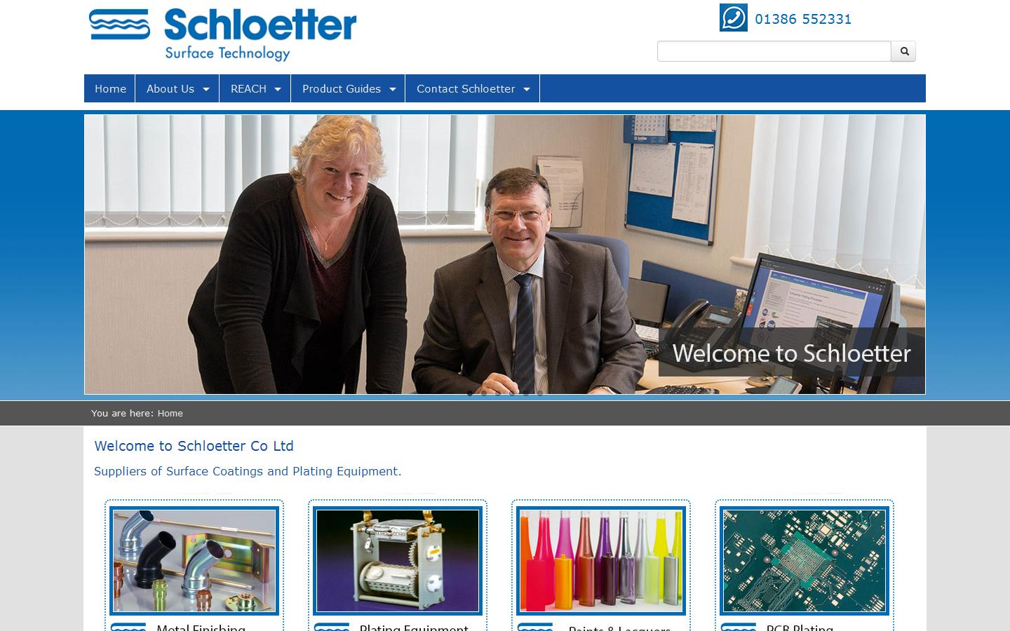 Schloetter Co Ltd Website