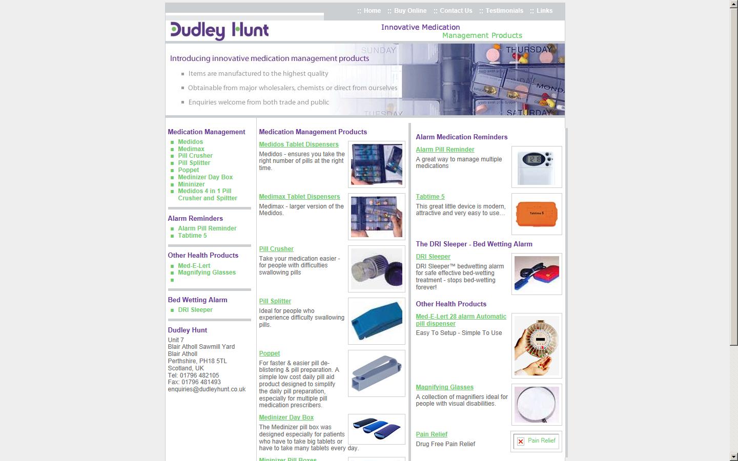 Dudley Hunt Website