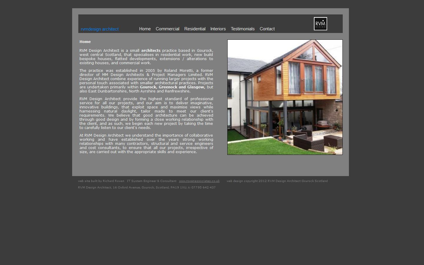 RVM DESIGN Architects Website