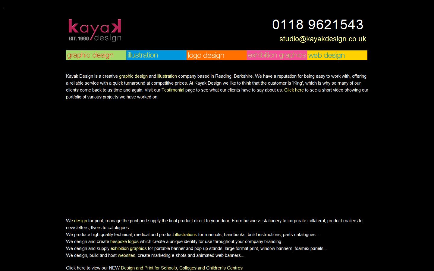 Kayak Design Ltd Website