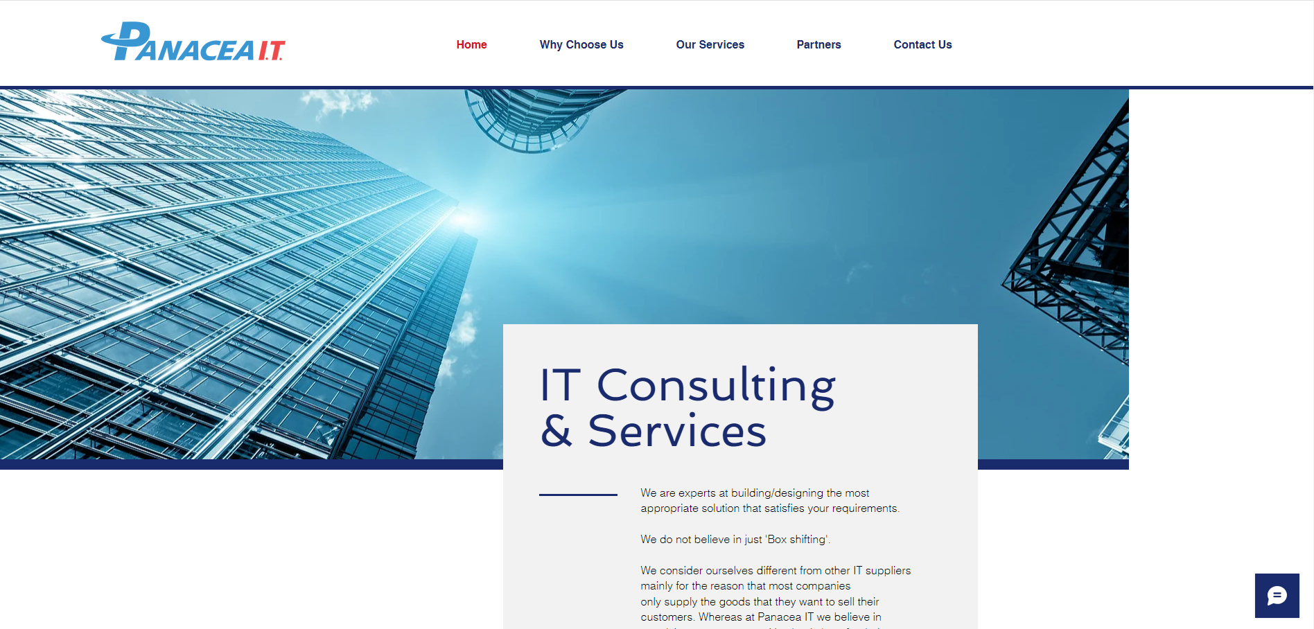 Panacea IT Ltd Website