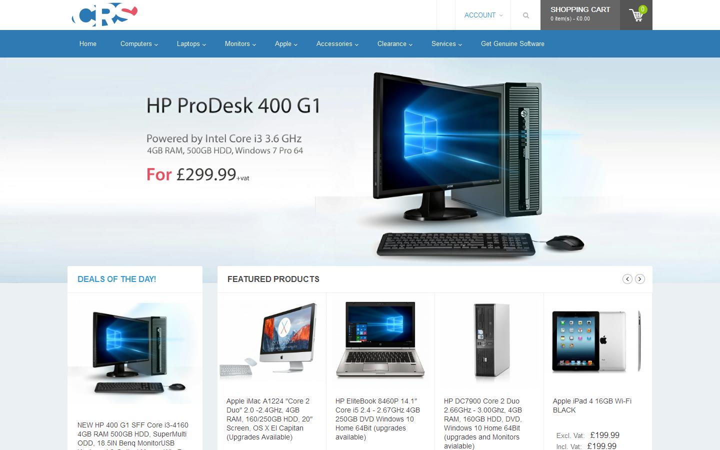 Computer Remarketing Services Ltd Website