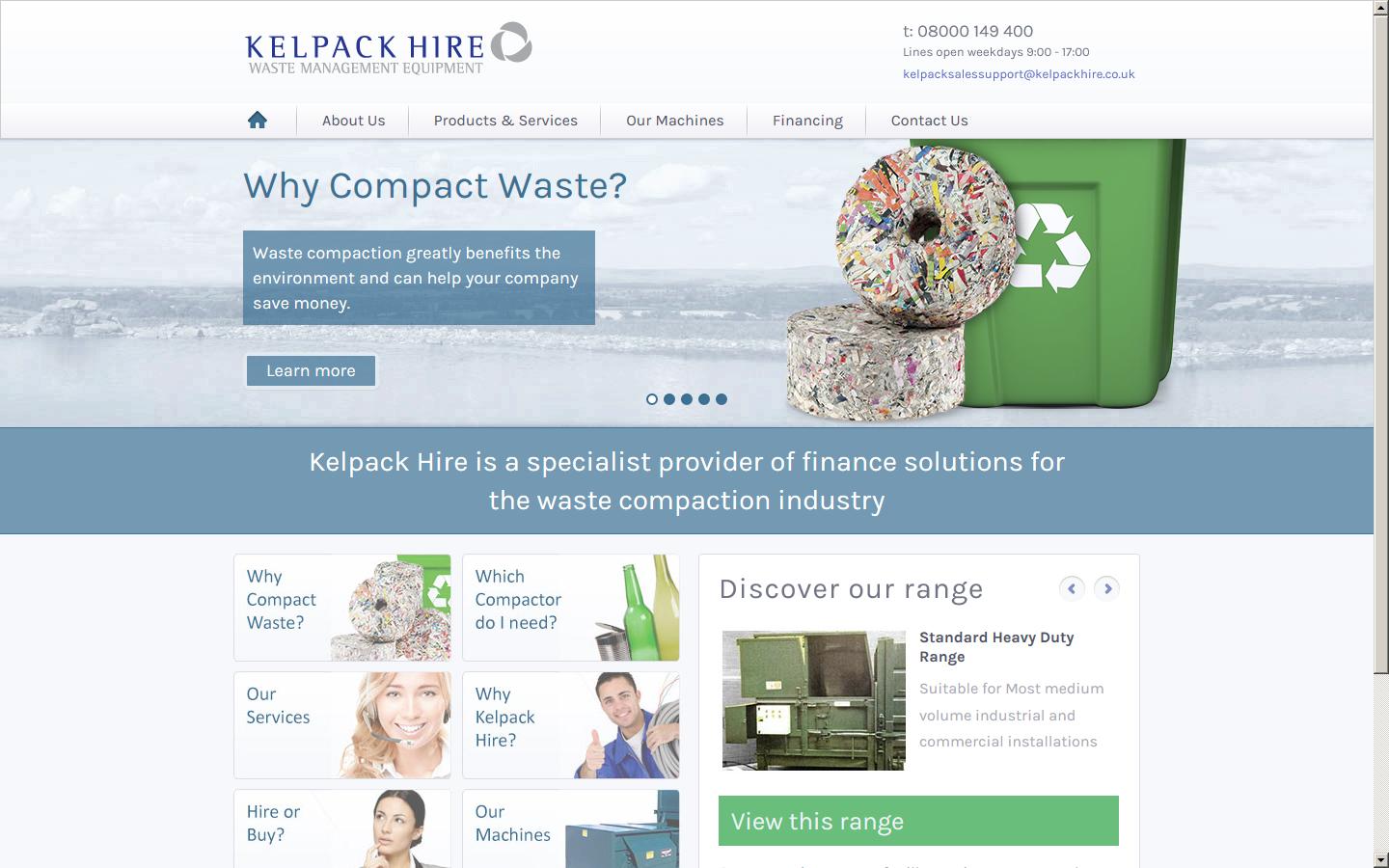 Kelpack Ltd Website