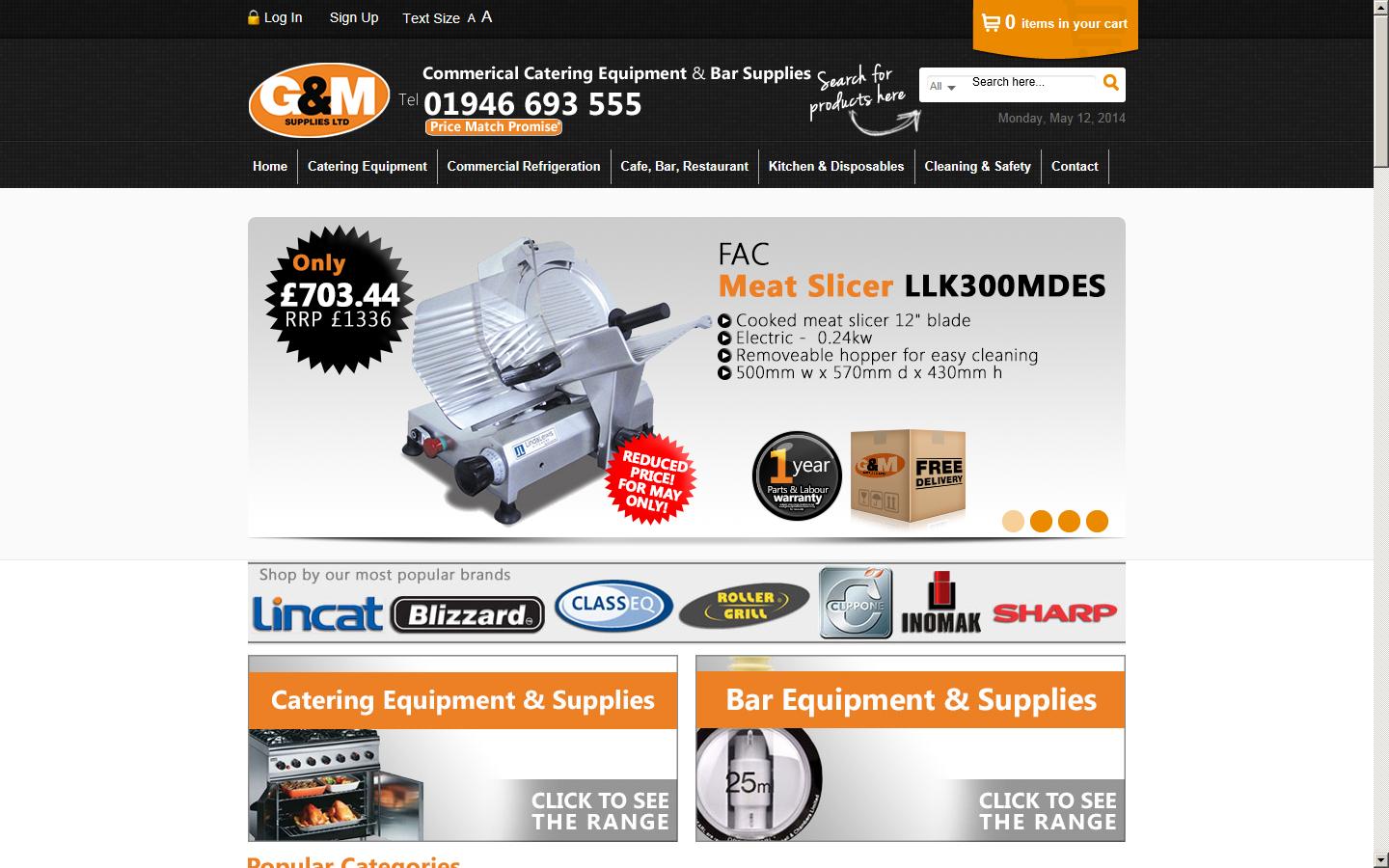G&M Supplies Ltd Website