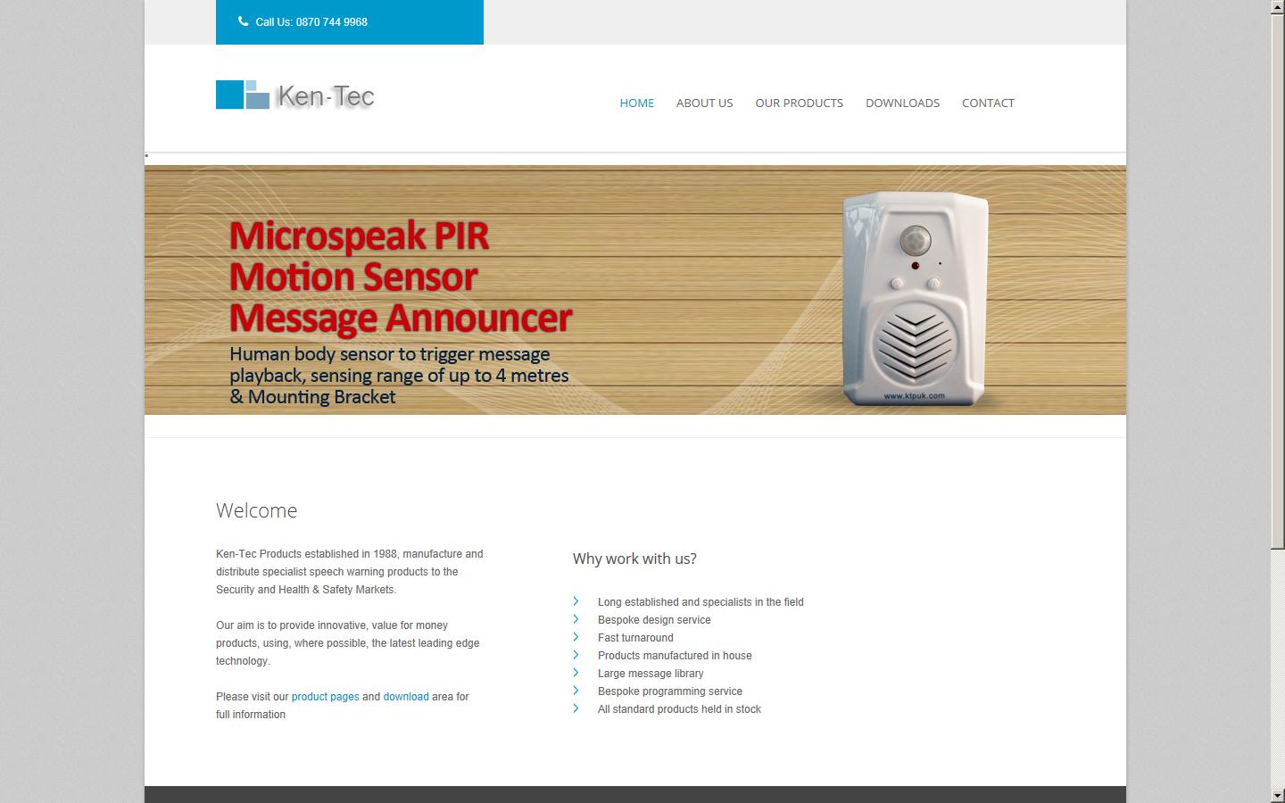 Ken-Tec Products Website