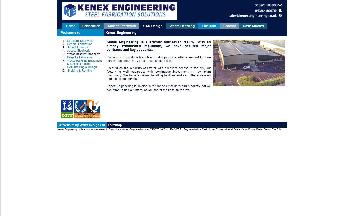 KENEX ENGINEERING LTD  Website
