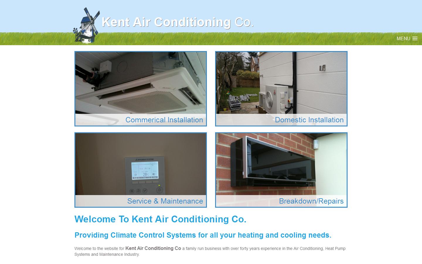 Kent Air Conditioning Website