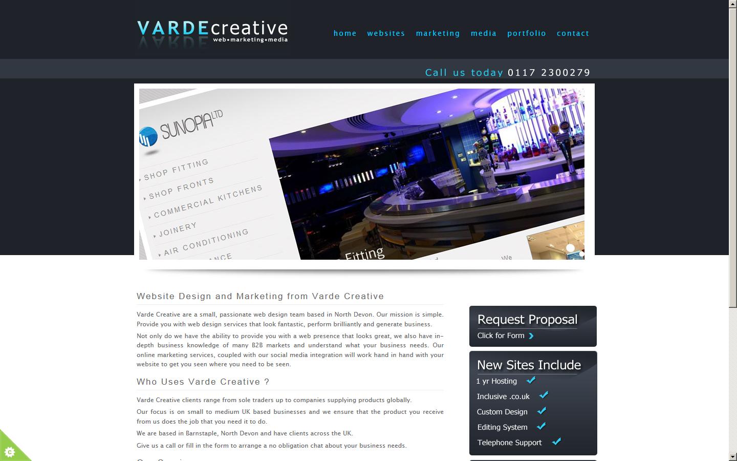 Varde Creative Ltd Website