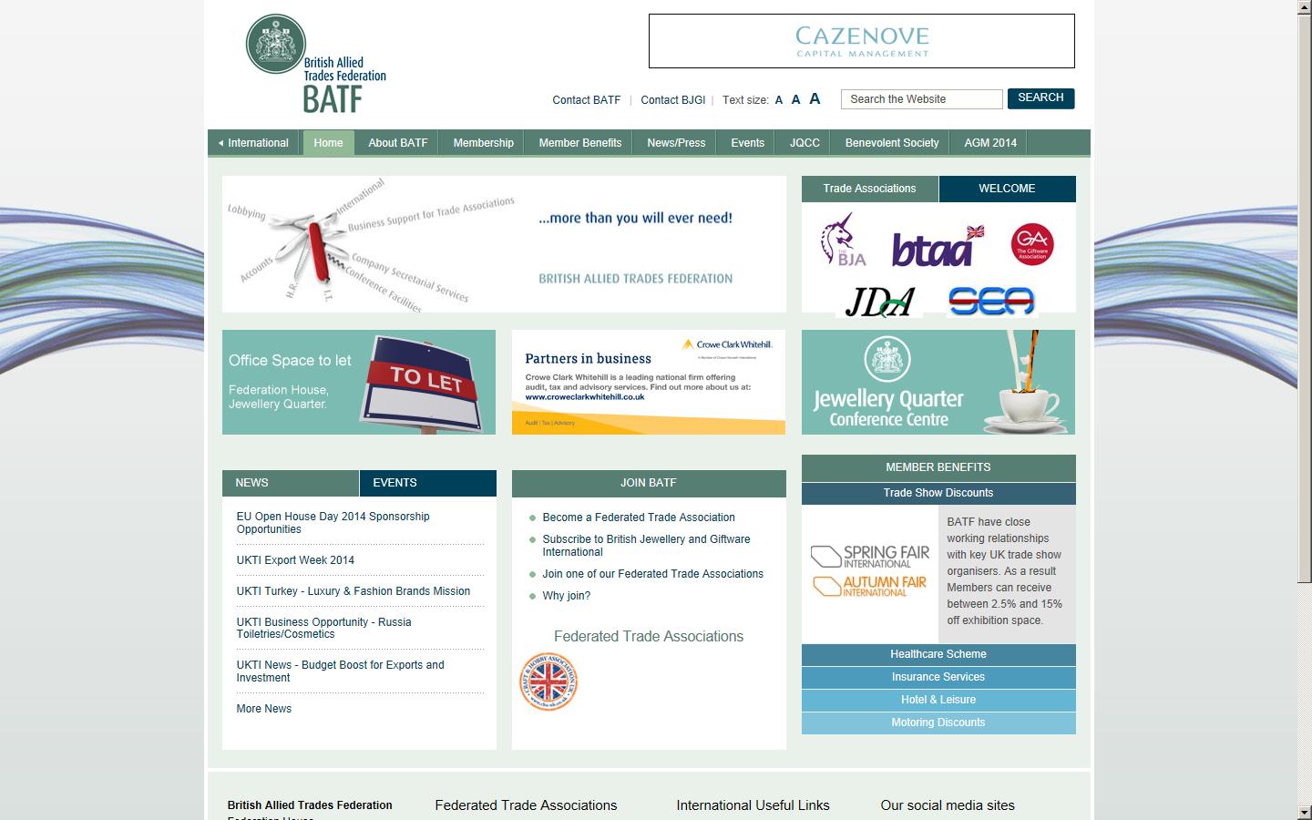 British Allied Trades Federation Website