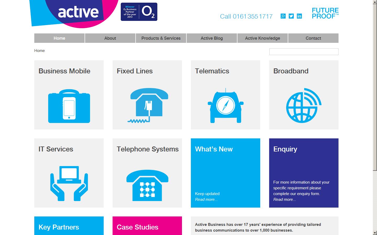 Active Business Communications Ltd Website