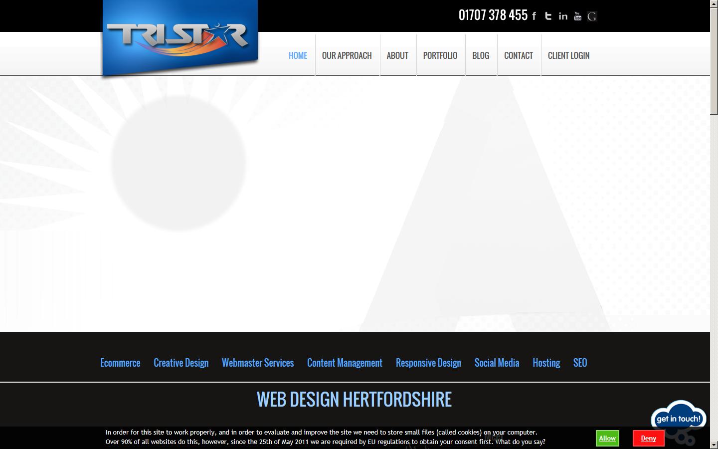 Tristar Web Solutions Ltd Website