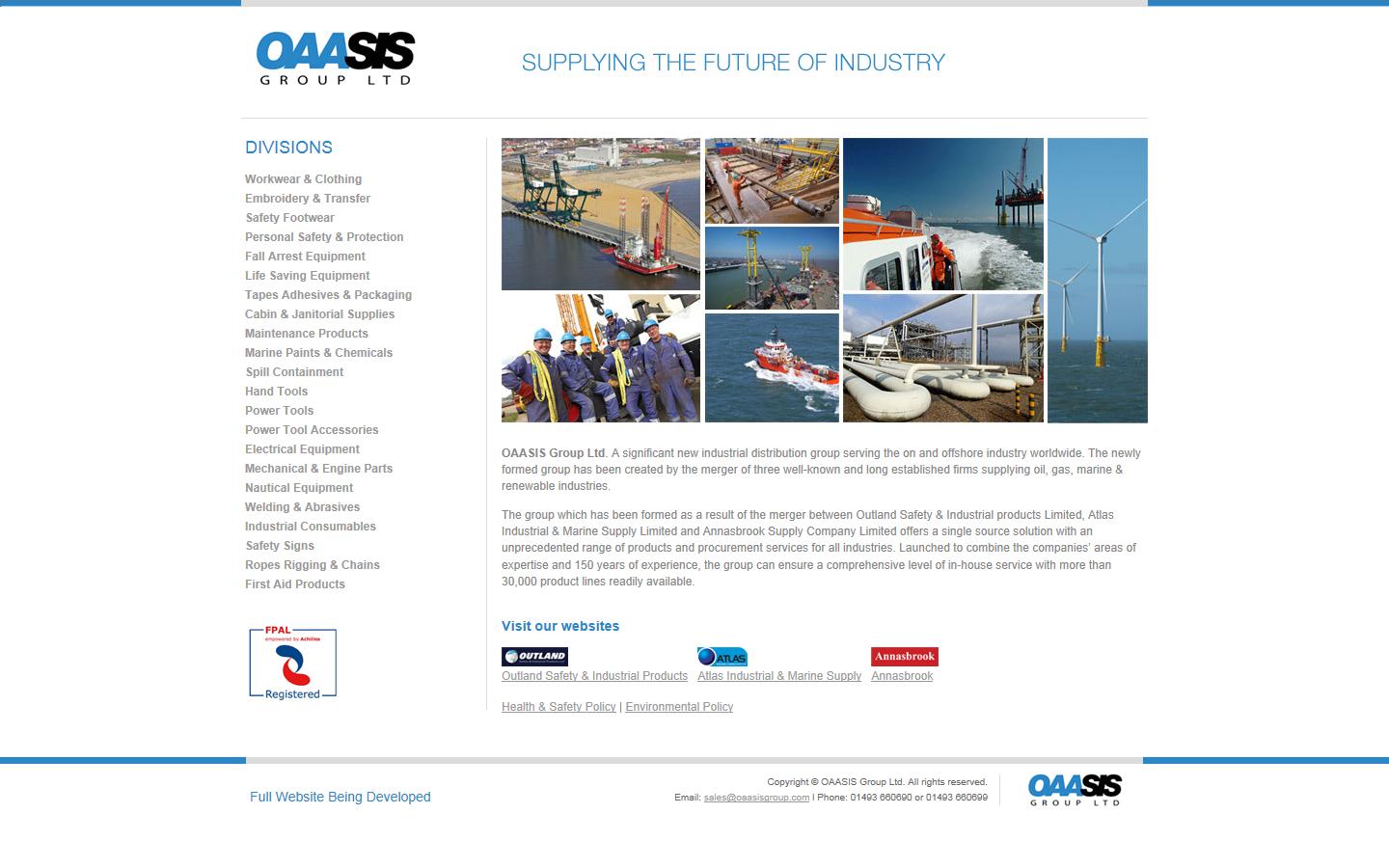 OASSIS Group Ltd Website